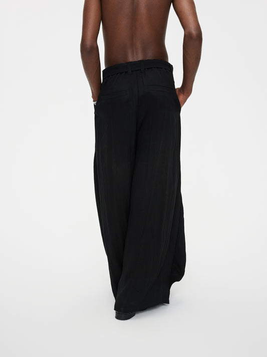 Draped Pleated Pants
