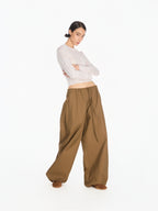 Wide Frame Cargo Pants- - YHONE