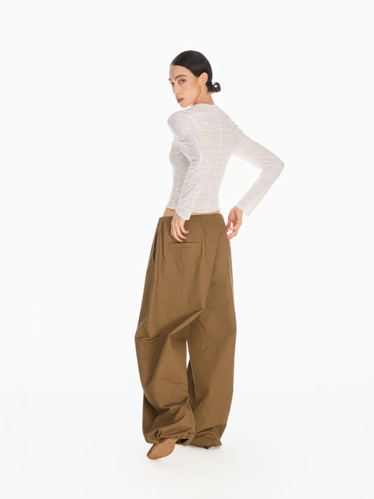 Wide Frame Cargo Pants