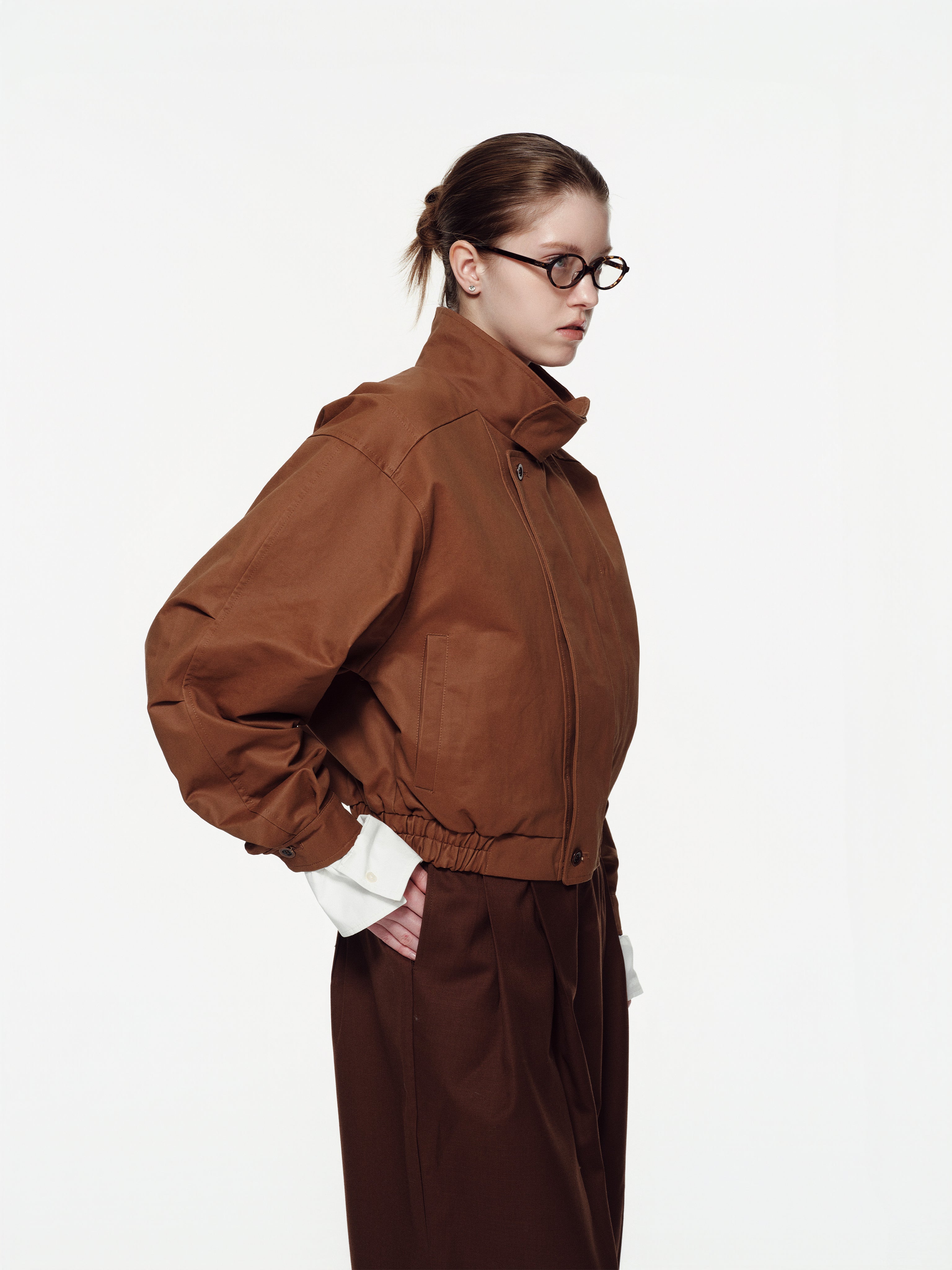 Coated Canvas Jacket Women