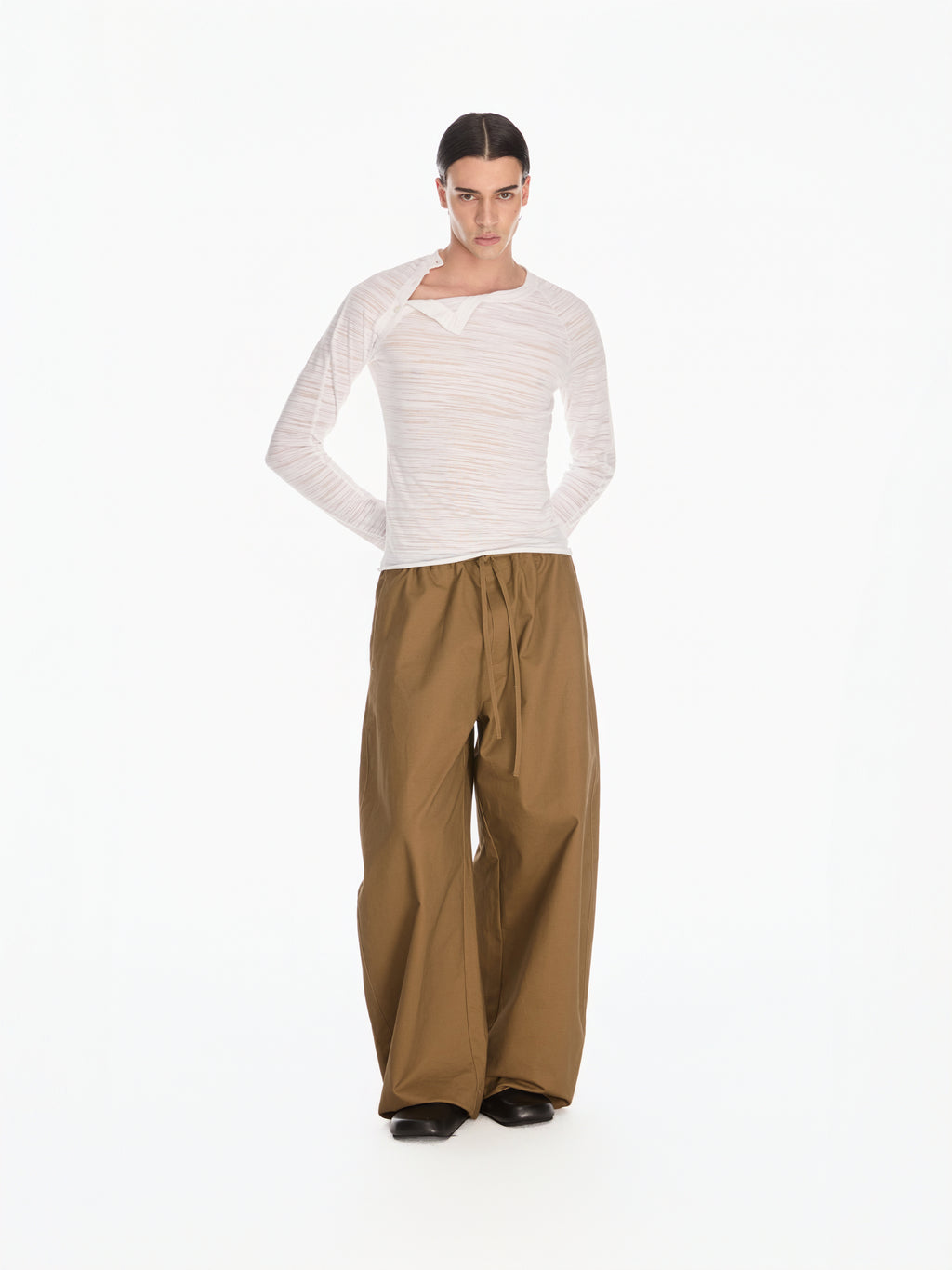 Wide Frame Cargo Pants - YHONE