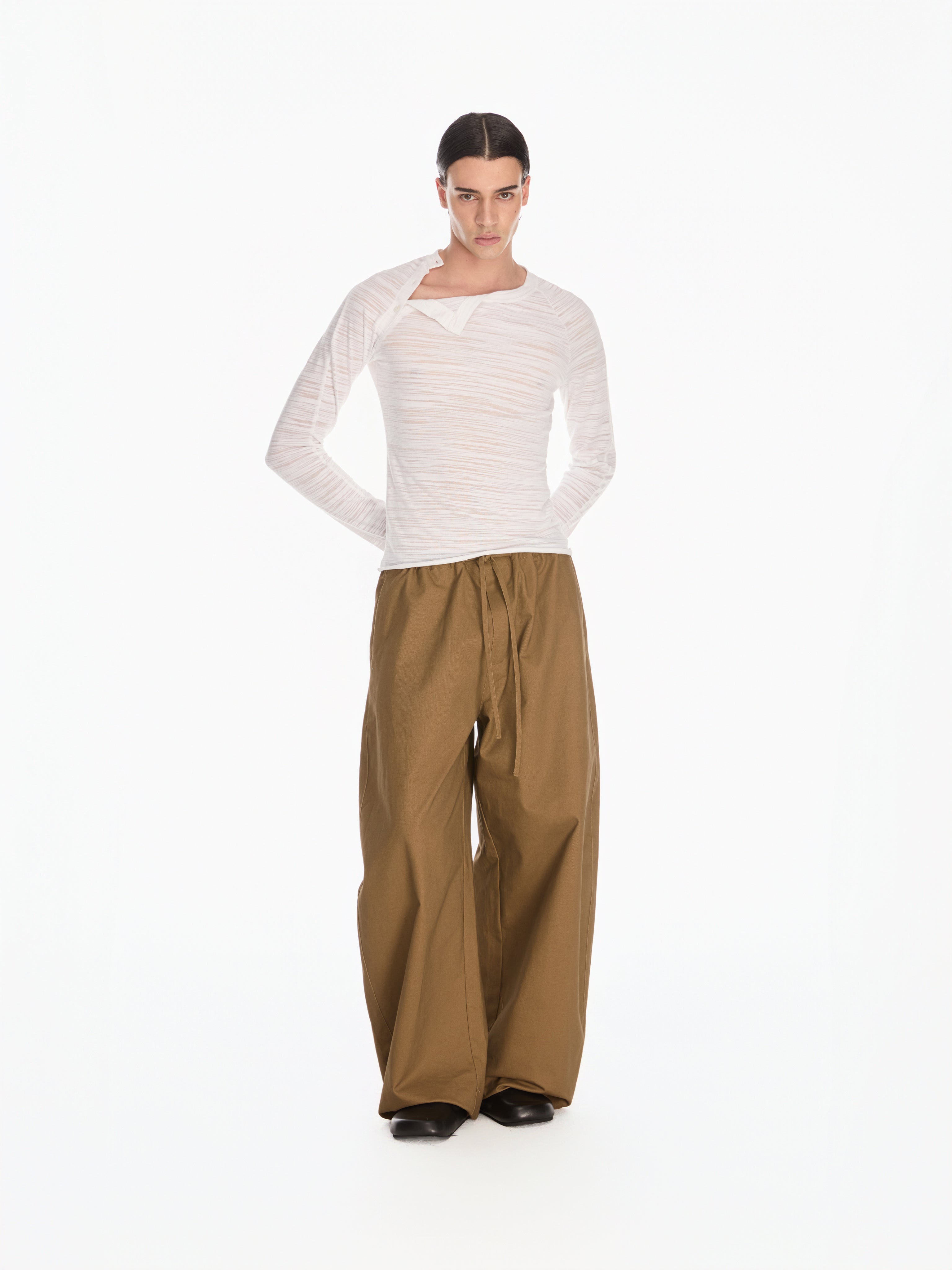 Wide Frame Cargo Pants - YHONE