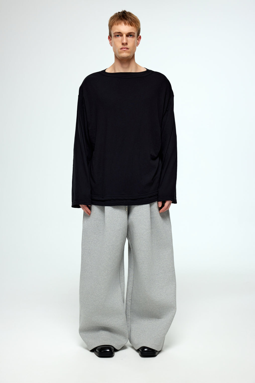 Double Layer Sleeve Top - YHONE