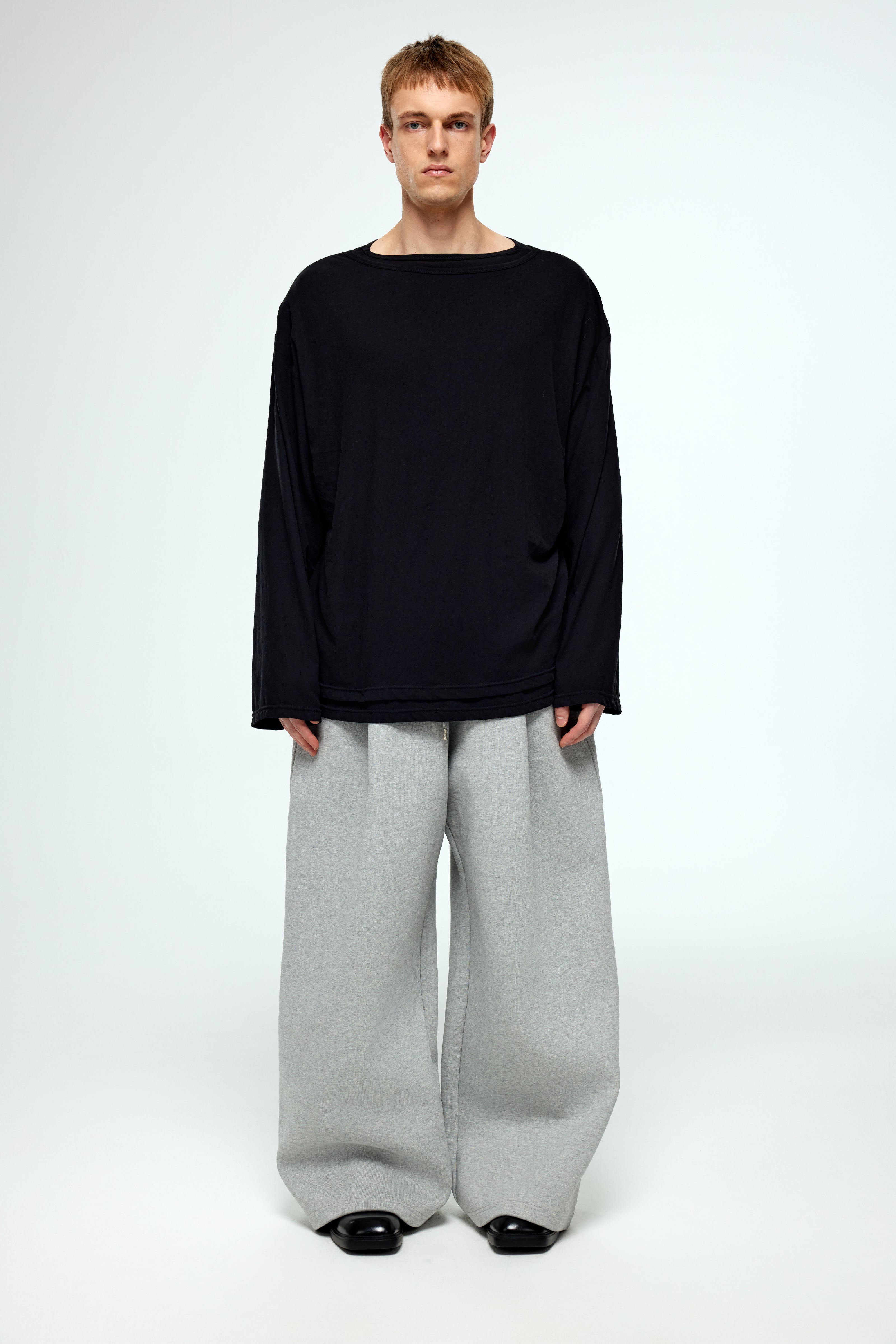 Double Layer Sleeve Top - YHONE