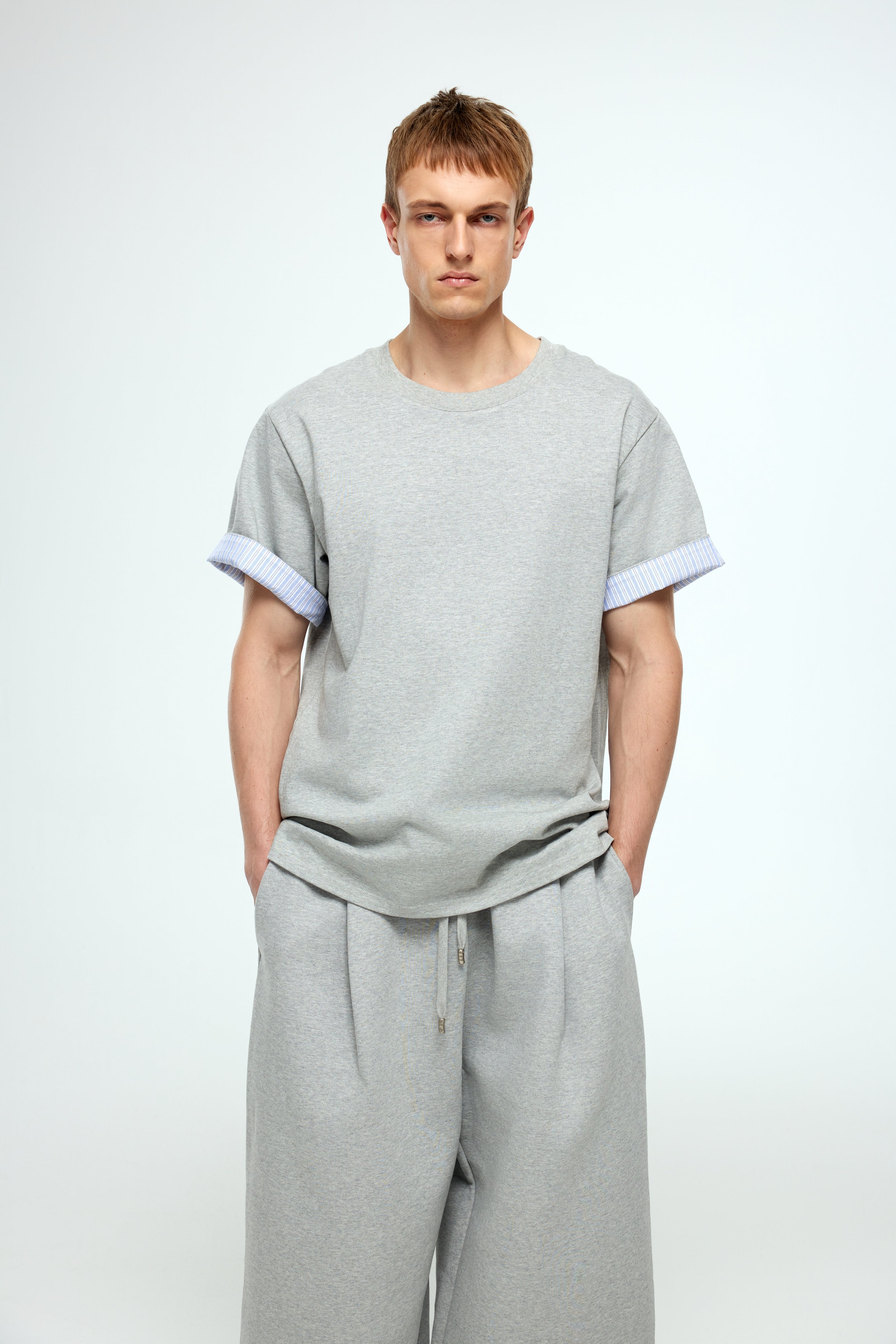 Gray Canvas Tee - YHONE
