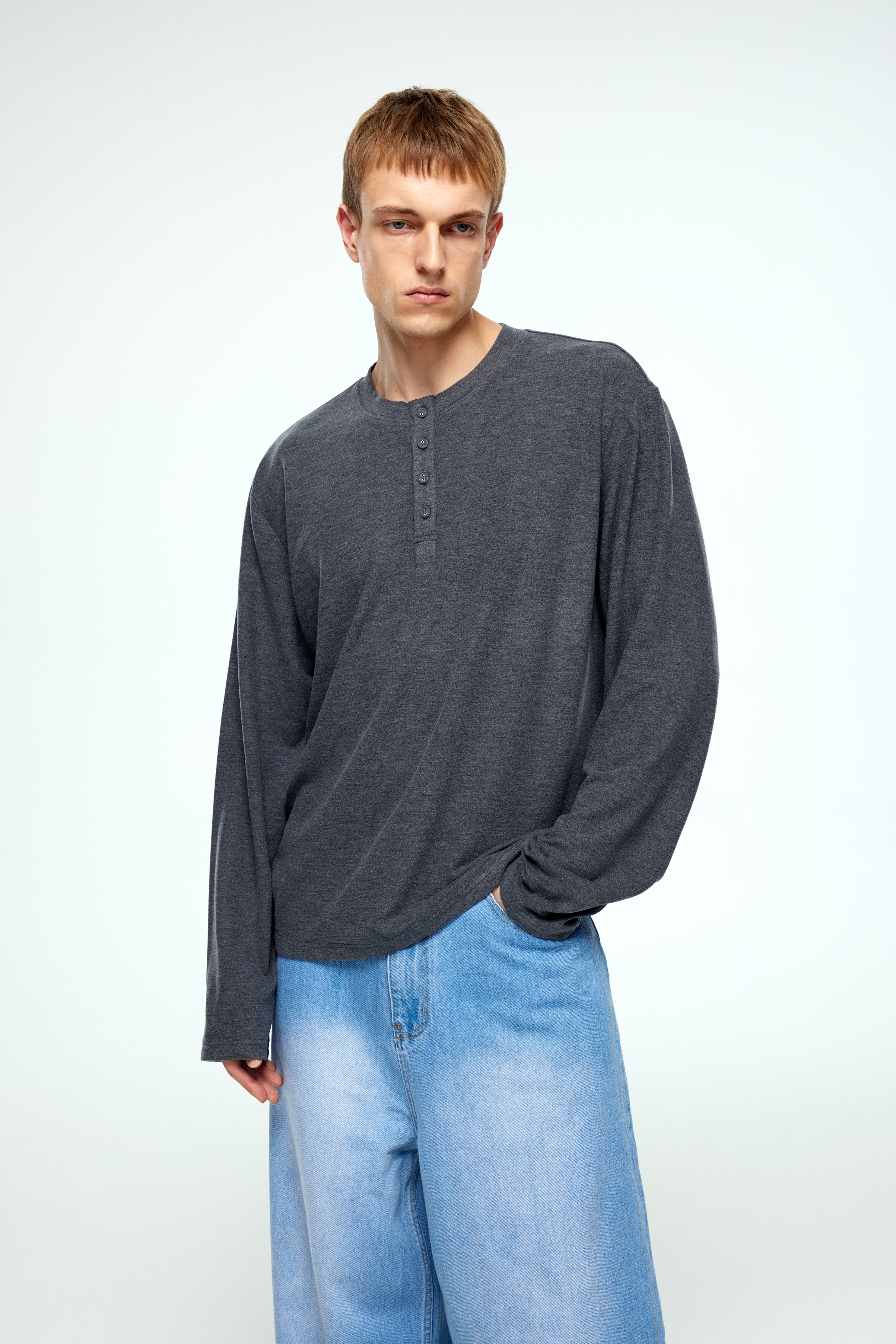 Refined Henley Shirt - YHONE