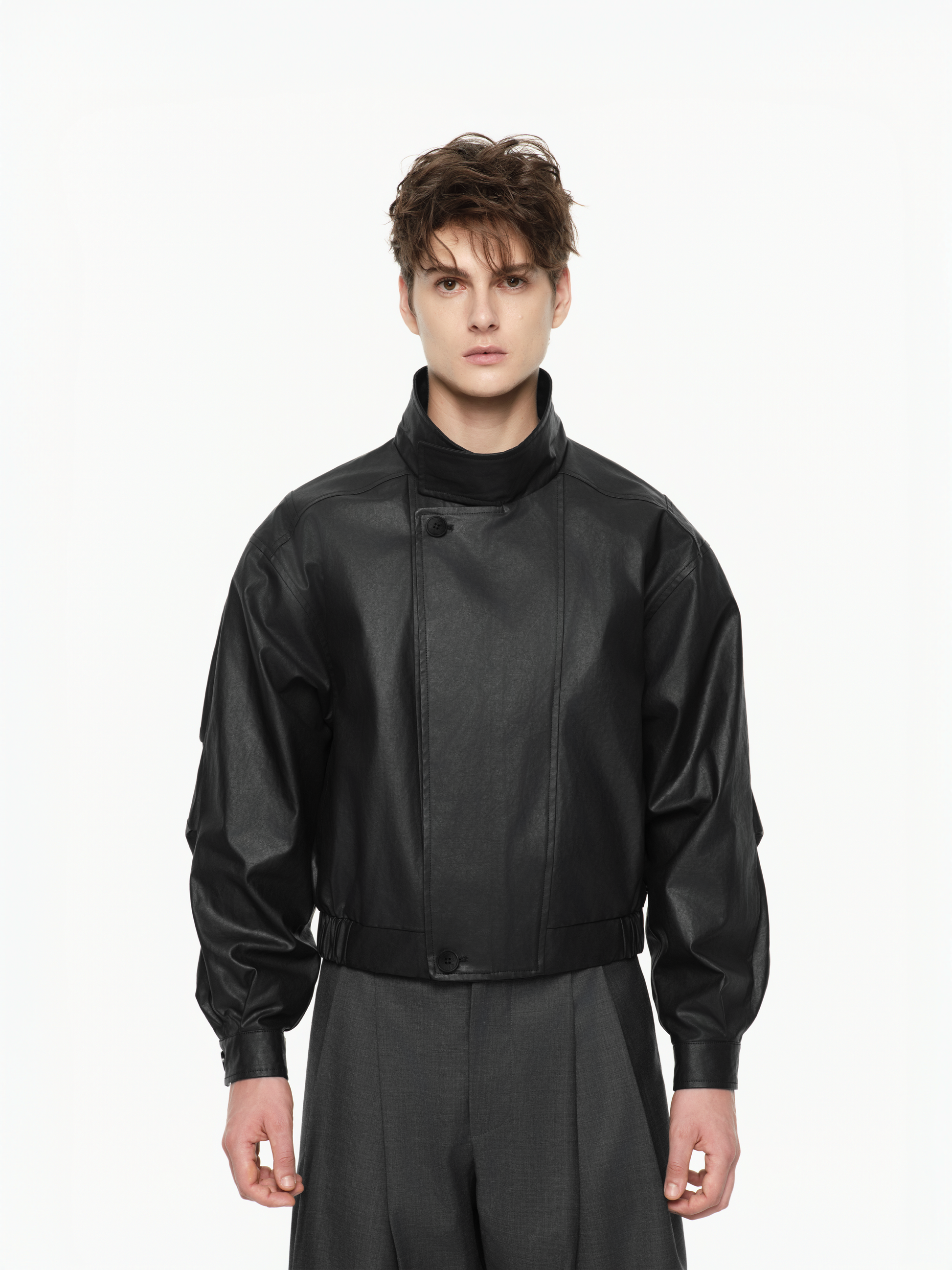 Coated Canvas Jacket - YHONE