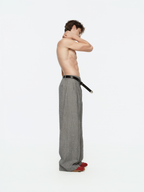 Silver Buckle Belt - YHONE