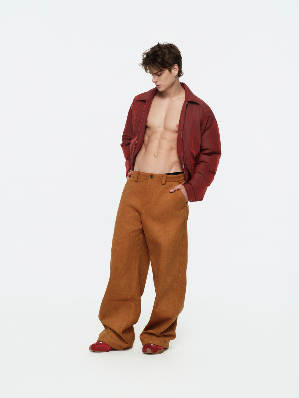 Wide Corduroy Pants - YHONE