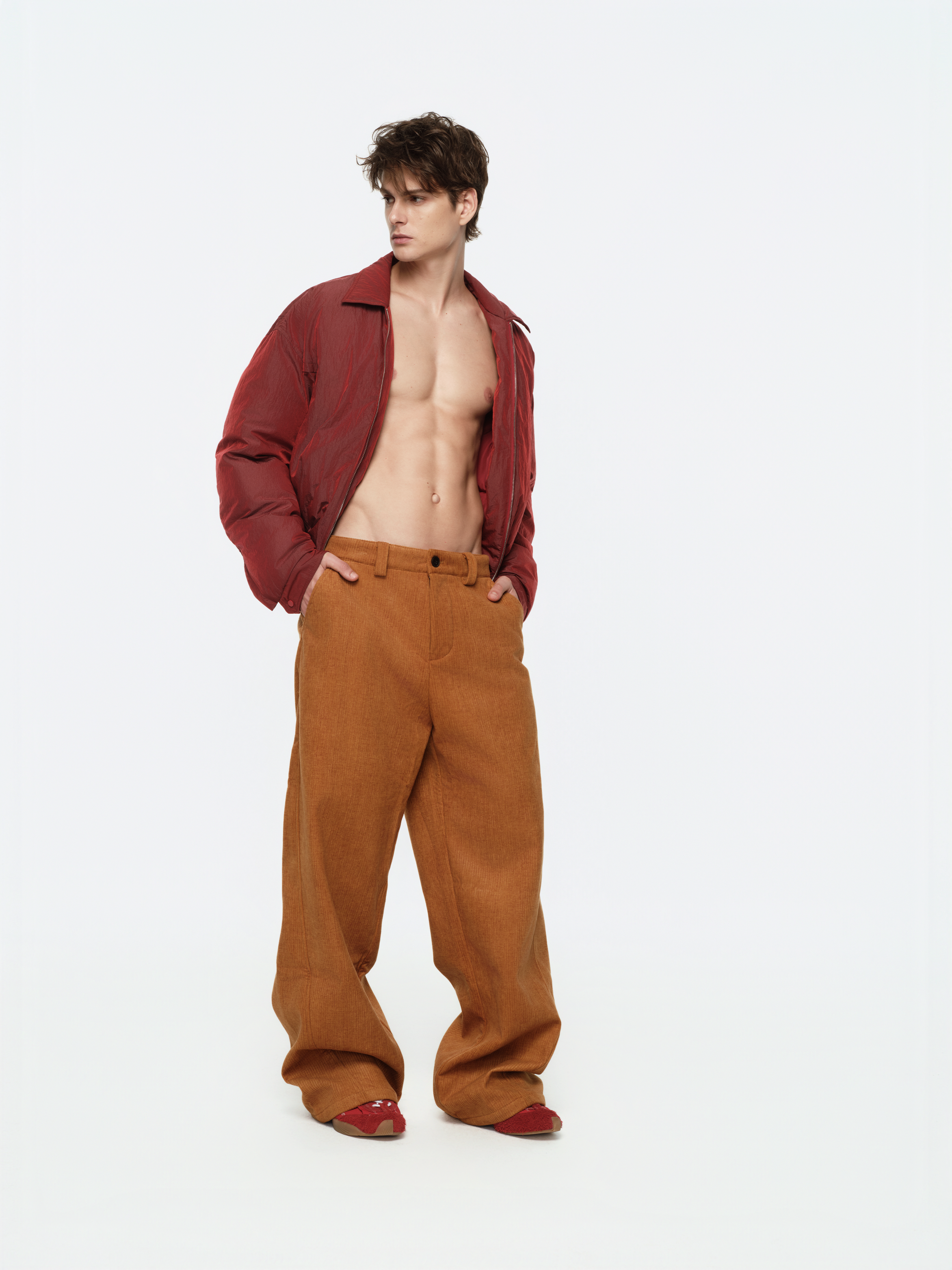 Wide Corduroy Pants - YHONE