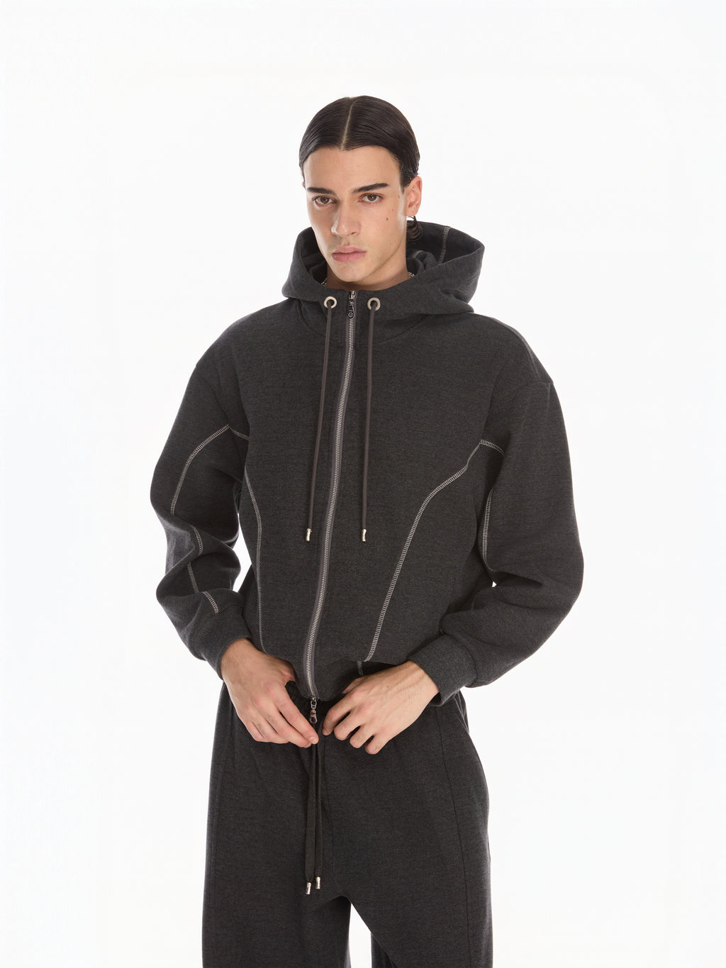 Sculpted Track Jacket - YHONE