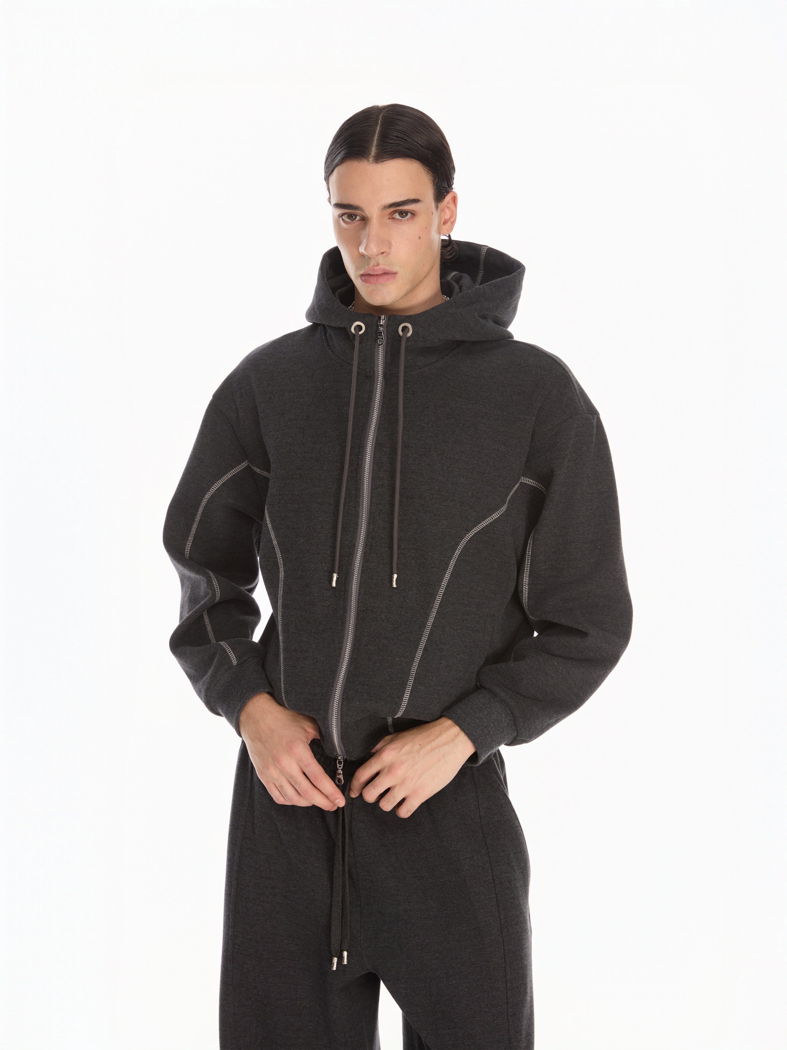 Sculpted Track Jacket - YHONE