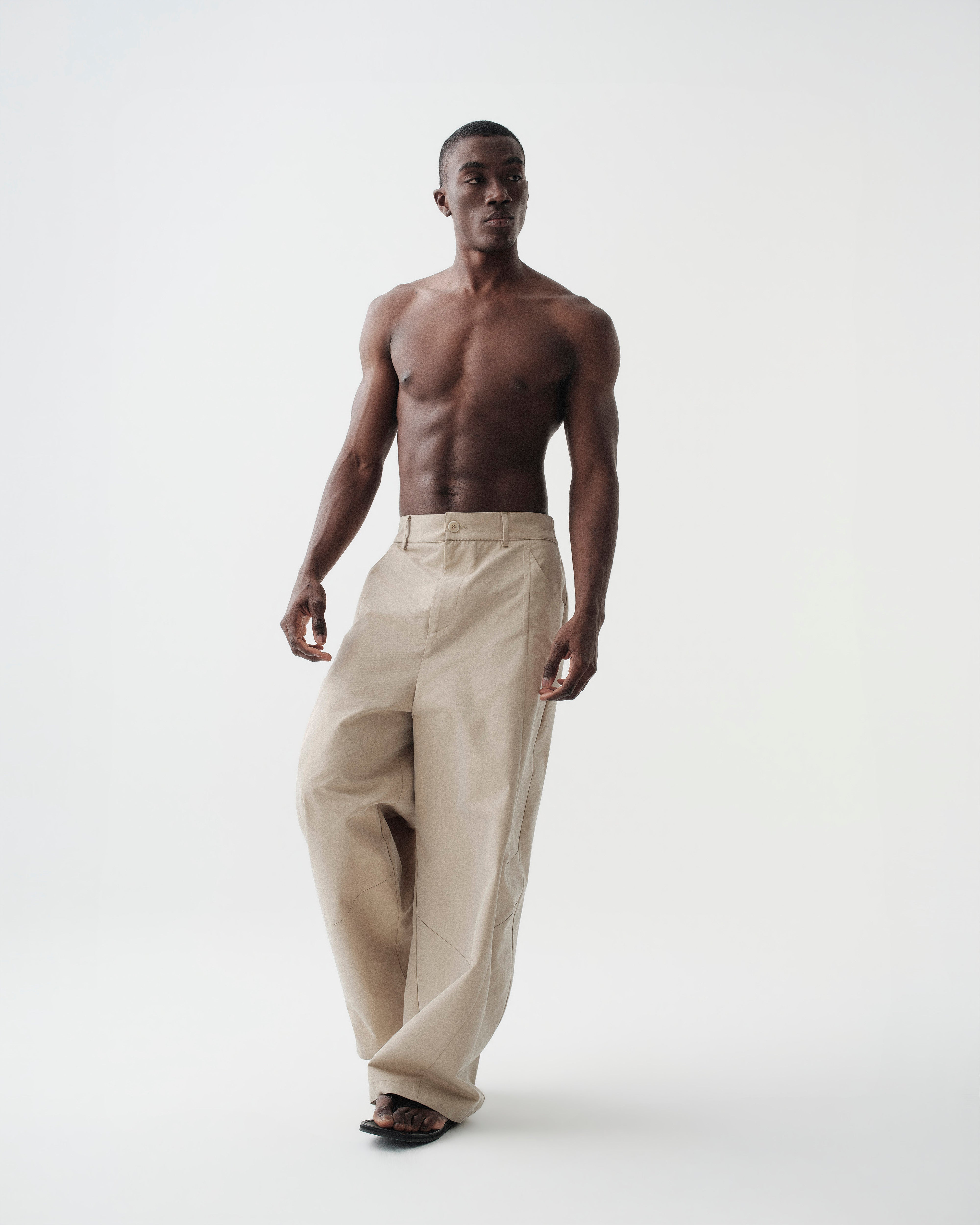 Constructed Wide Pants