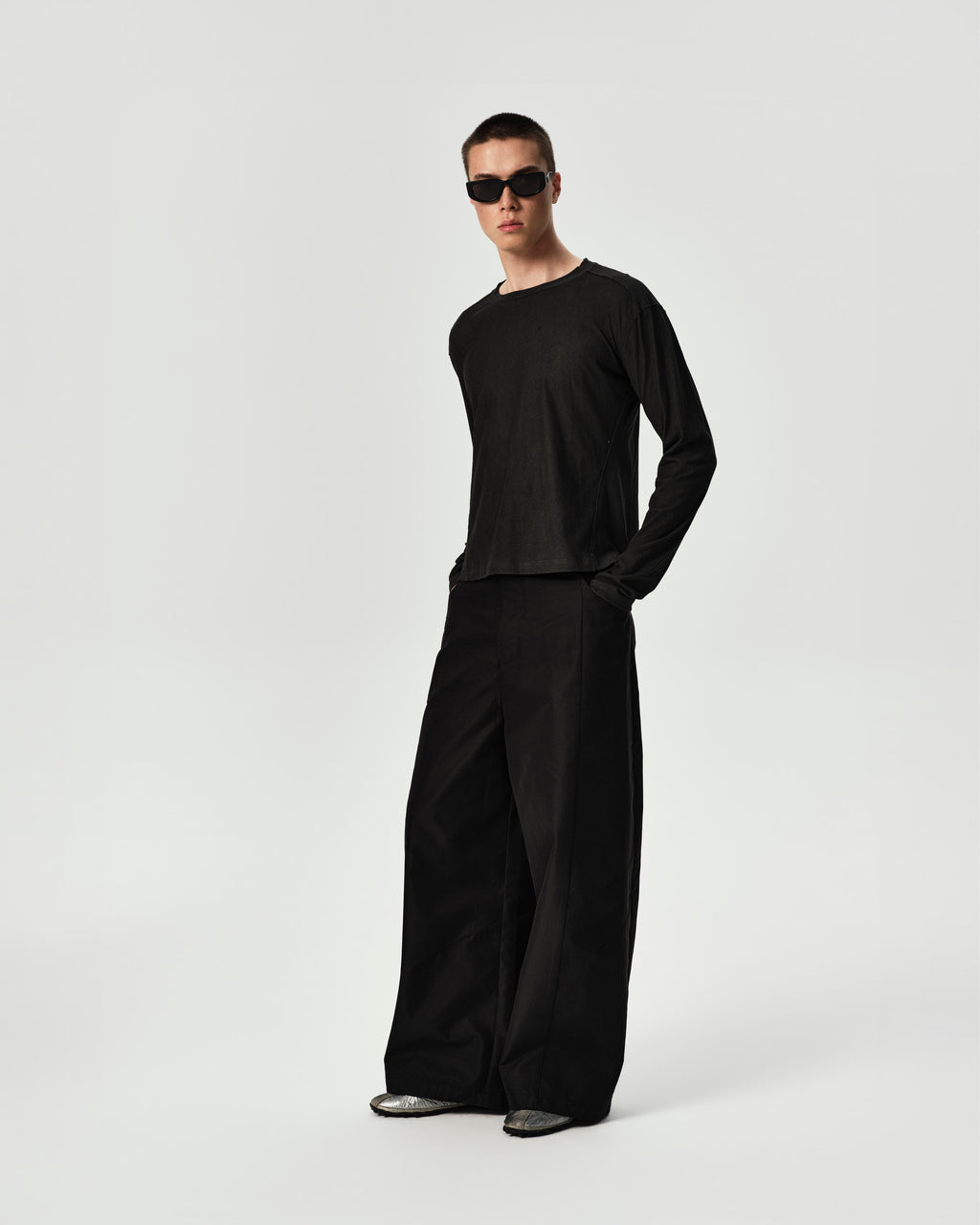 Constructed Wide Pants
