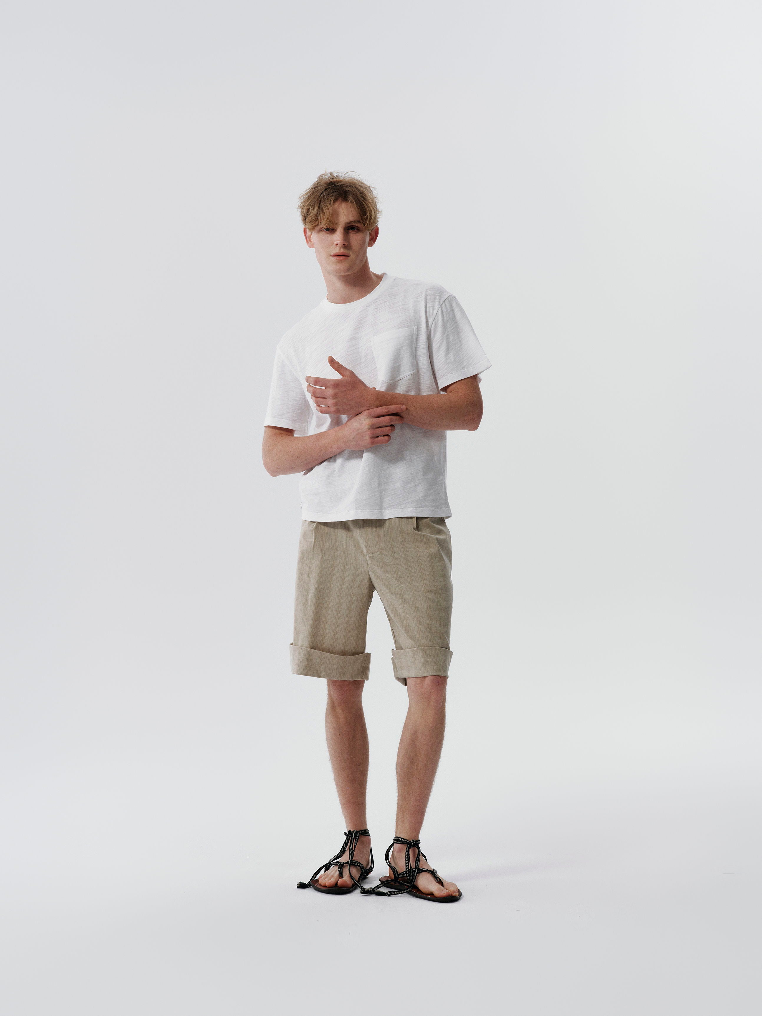Relaxed Air Skin Tank in White