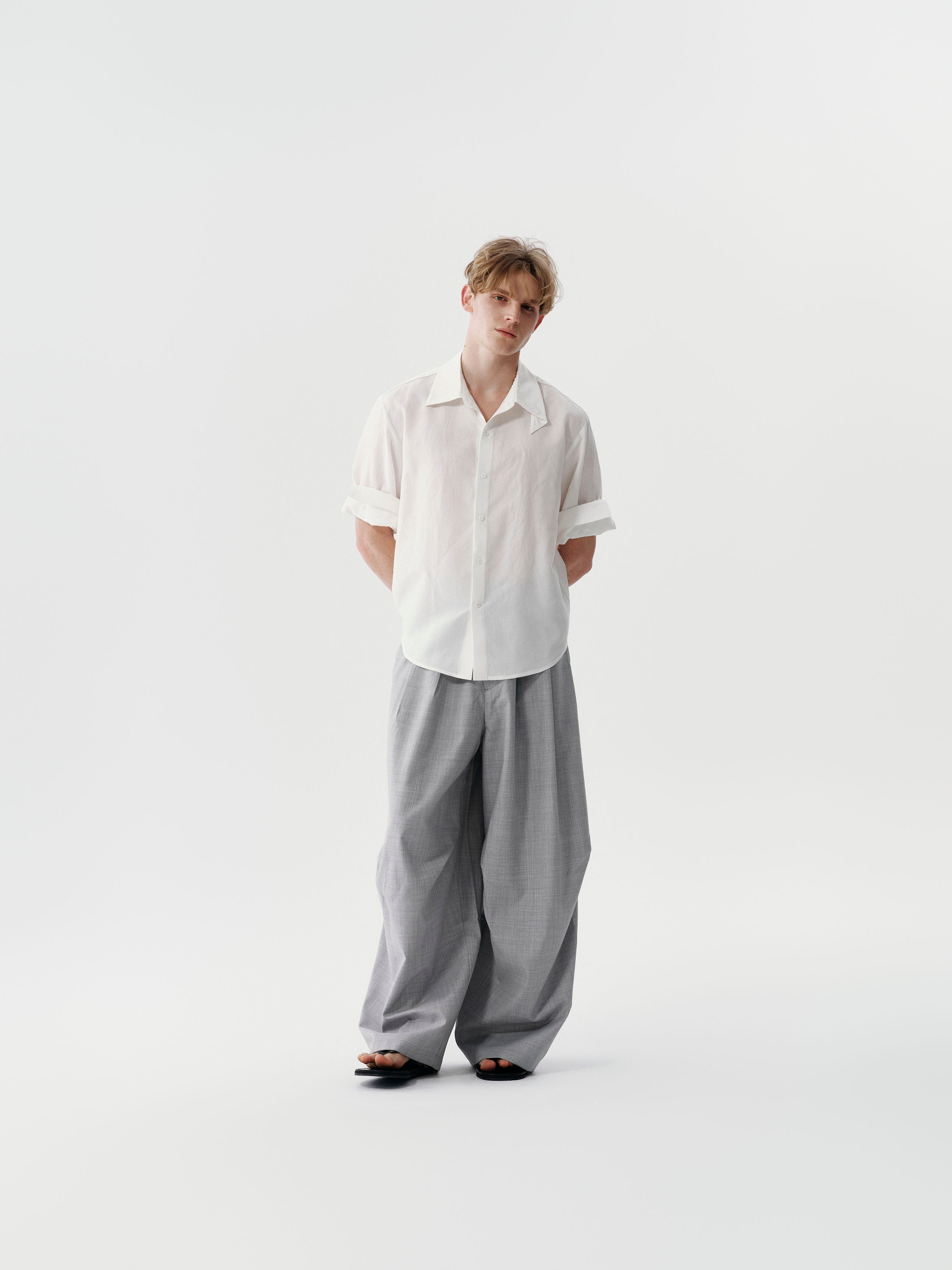 Echo Fold Shirt in Umber