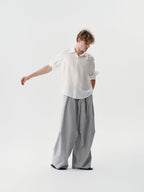 Echo Fold Shirt in White