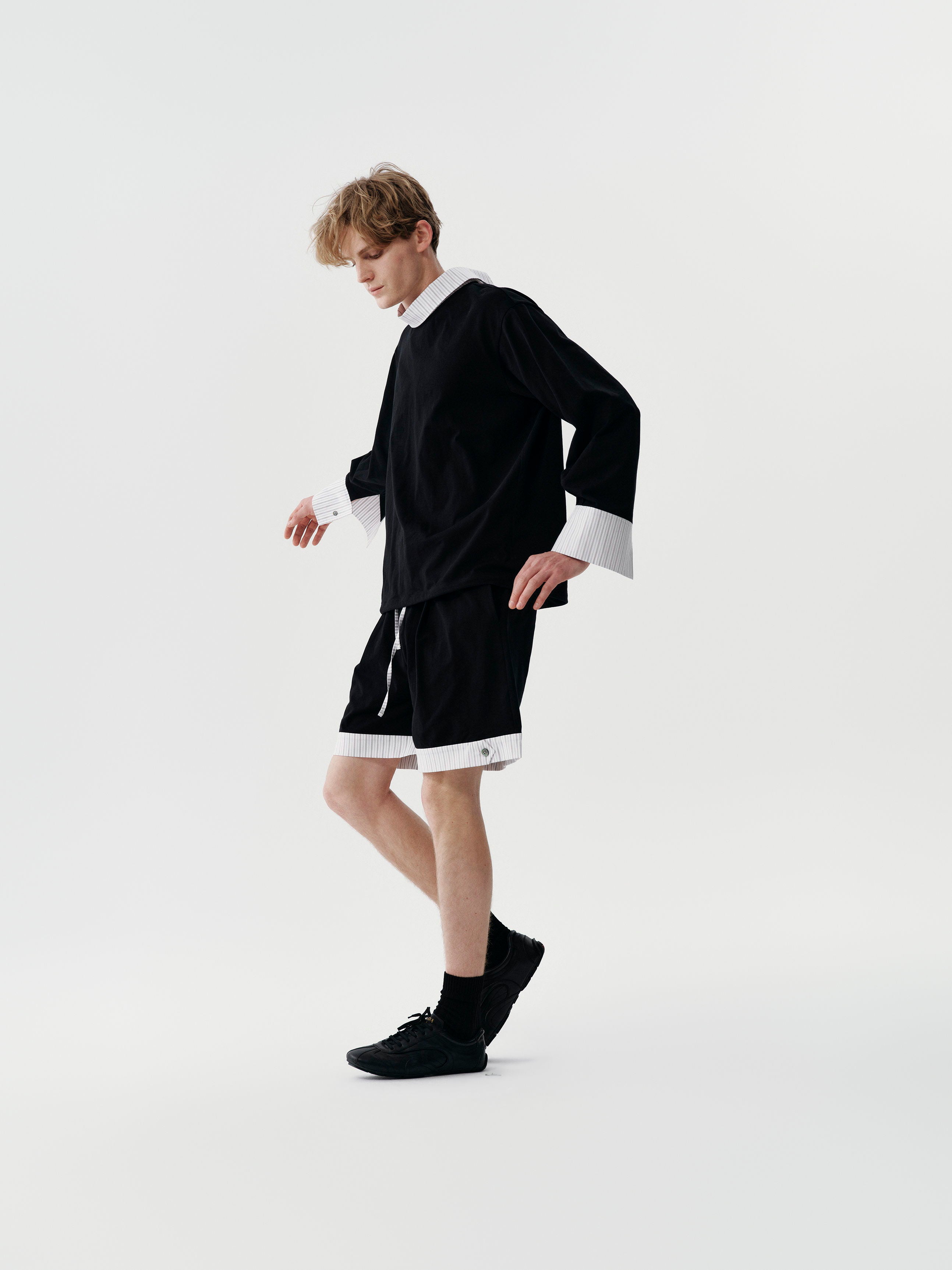 Rebuilt Shorts in White