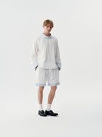 Rebuilt Shorts in White