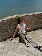 YHONE K'lass Trousers wide-leg trousers with front pleats, image 03
