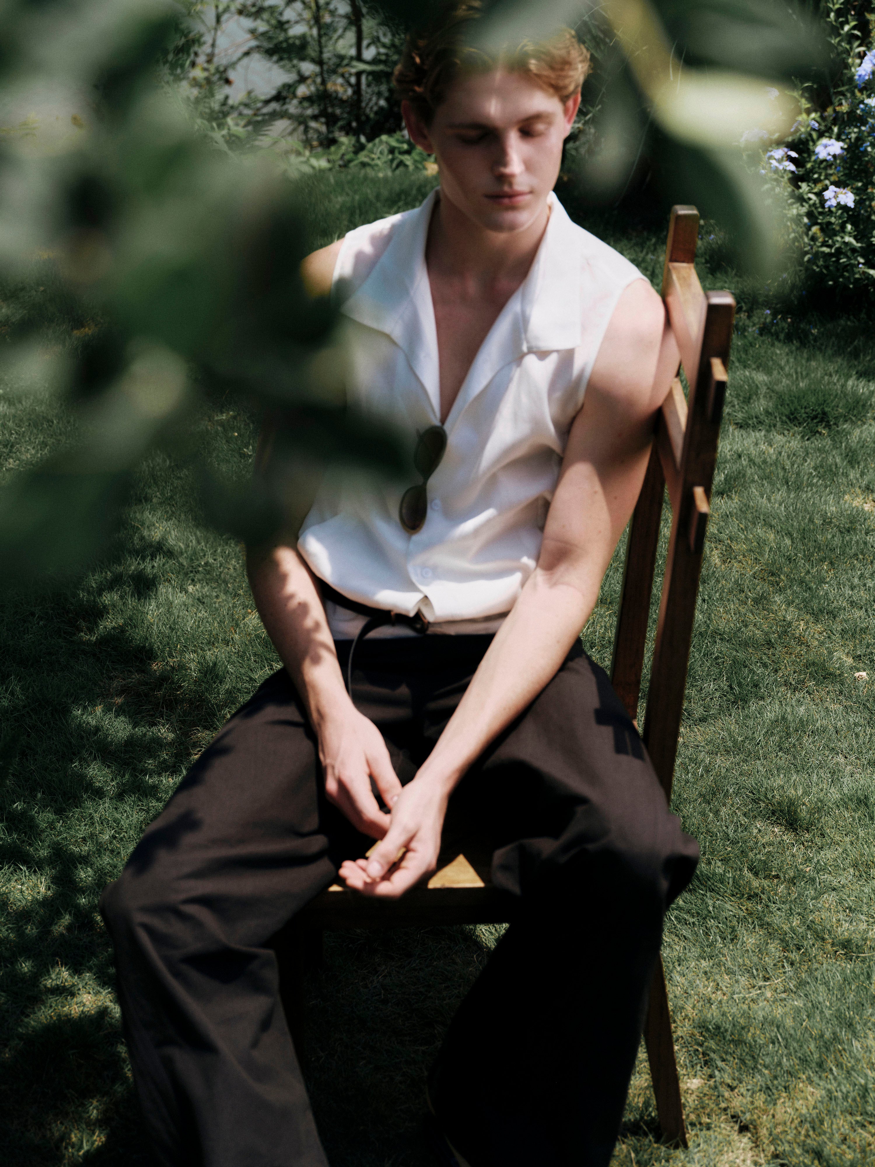 Open Collar Shirt Vest - YHONE 26SS In Orbit - 260610YHONE10554