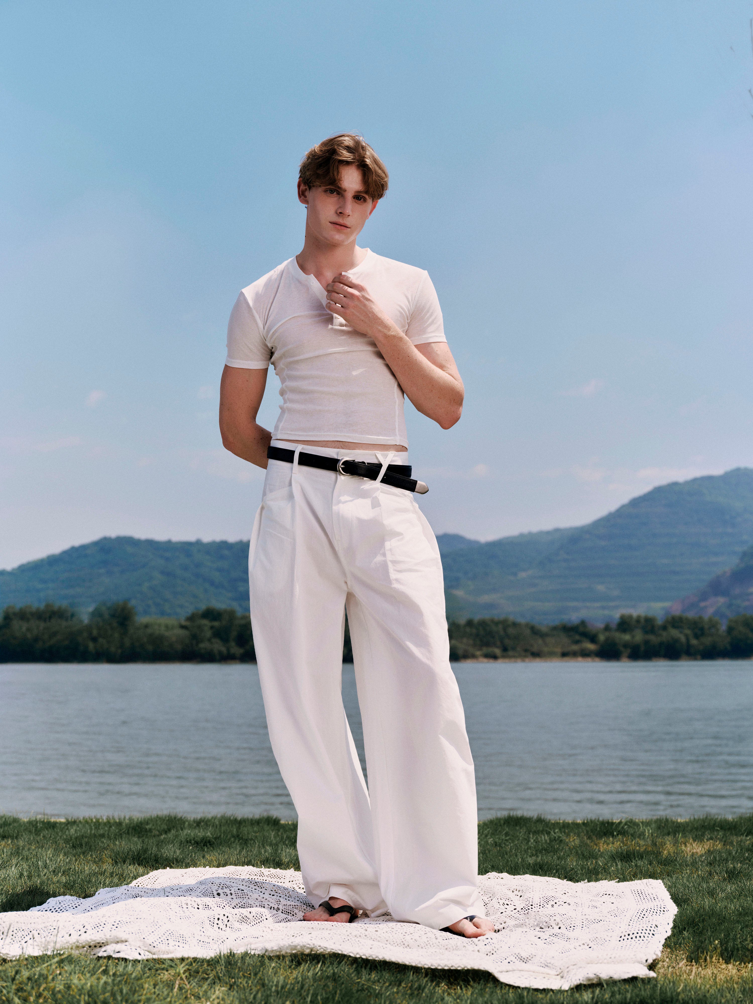 Bold Flow Pants - YHONE 26SS In Orbit - 260610YHONE10684