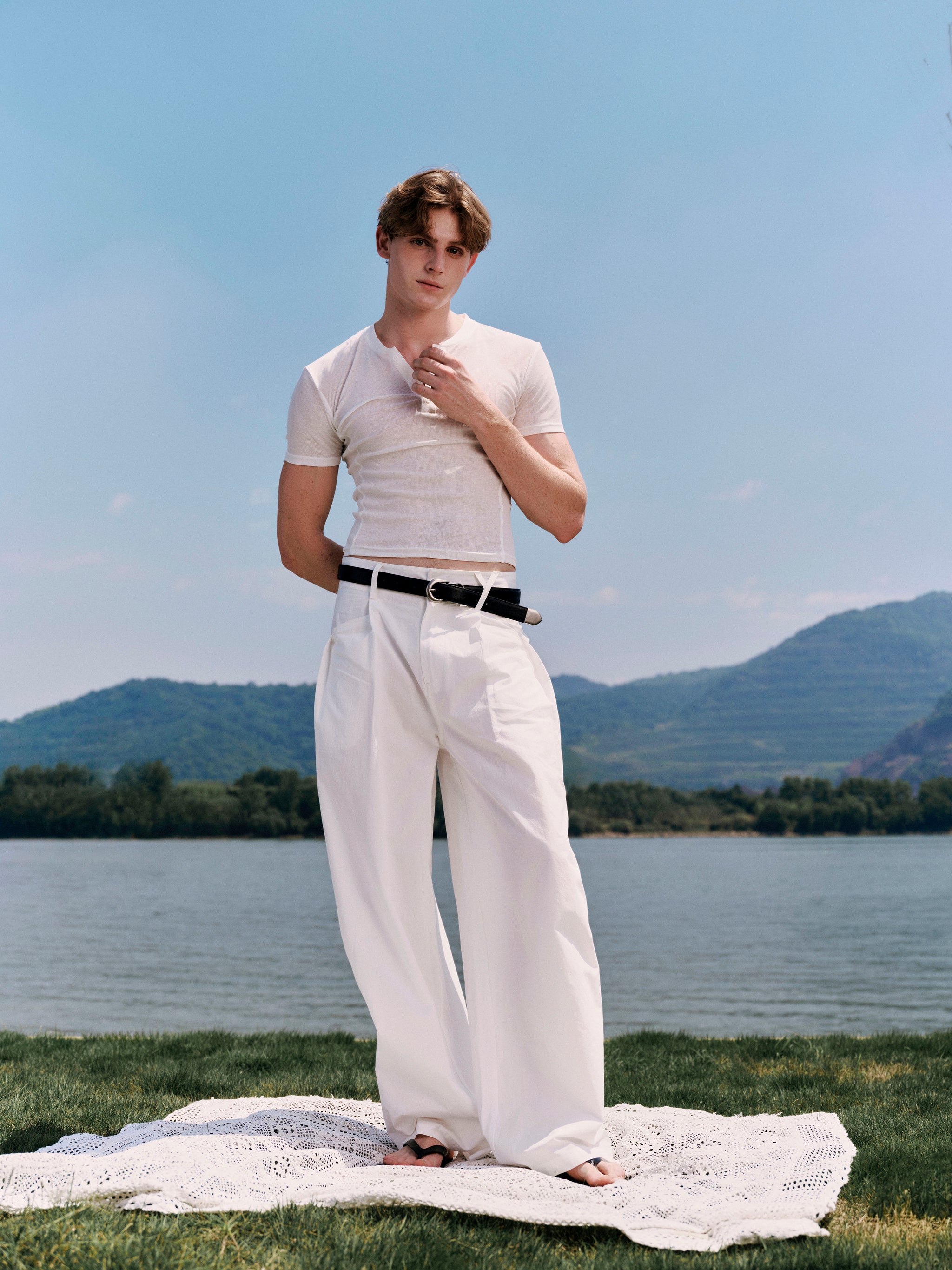 Bold Flow Pants - YHONE 26SS In Orbit - 260610YHONE10684