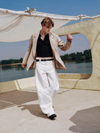YHONE Arc Pants wide-leg trousers with side sail panels, image 10