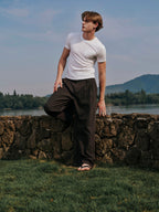 YHONE K'lass Trousers wide-leg trousers with front pleats, image 11