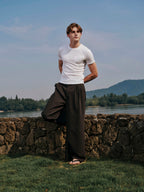 YHONE K'lass Trousers wide-leg trousers with front pleats, image 02