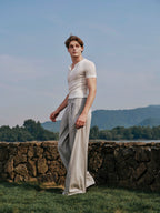 YHONE Essential Henley Top slim short-sleeve henley tee, image 13