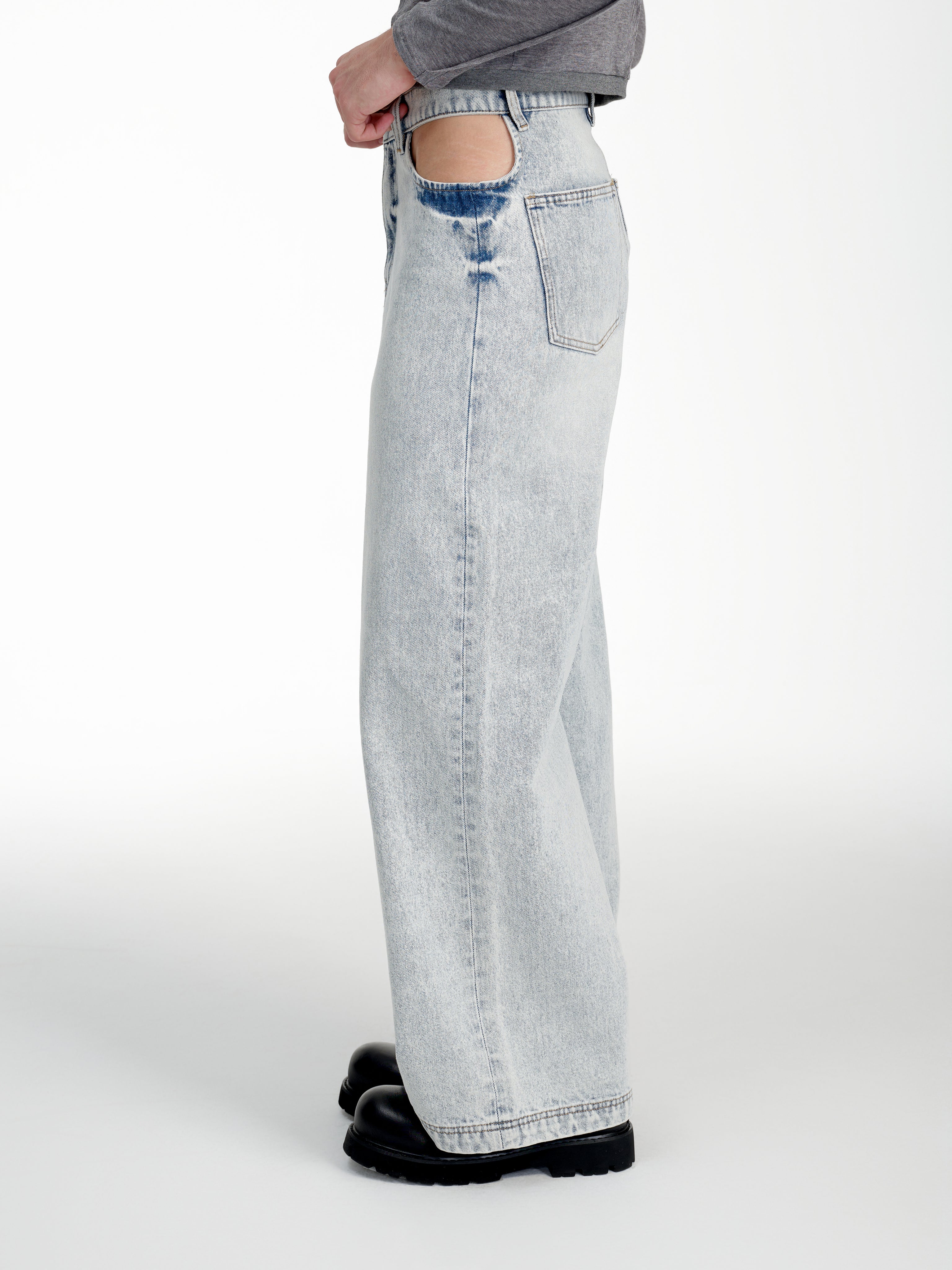 Sky Revel Wide-Leg Denim - YHONE