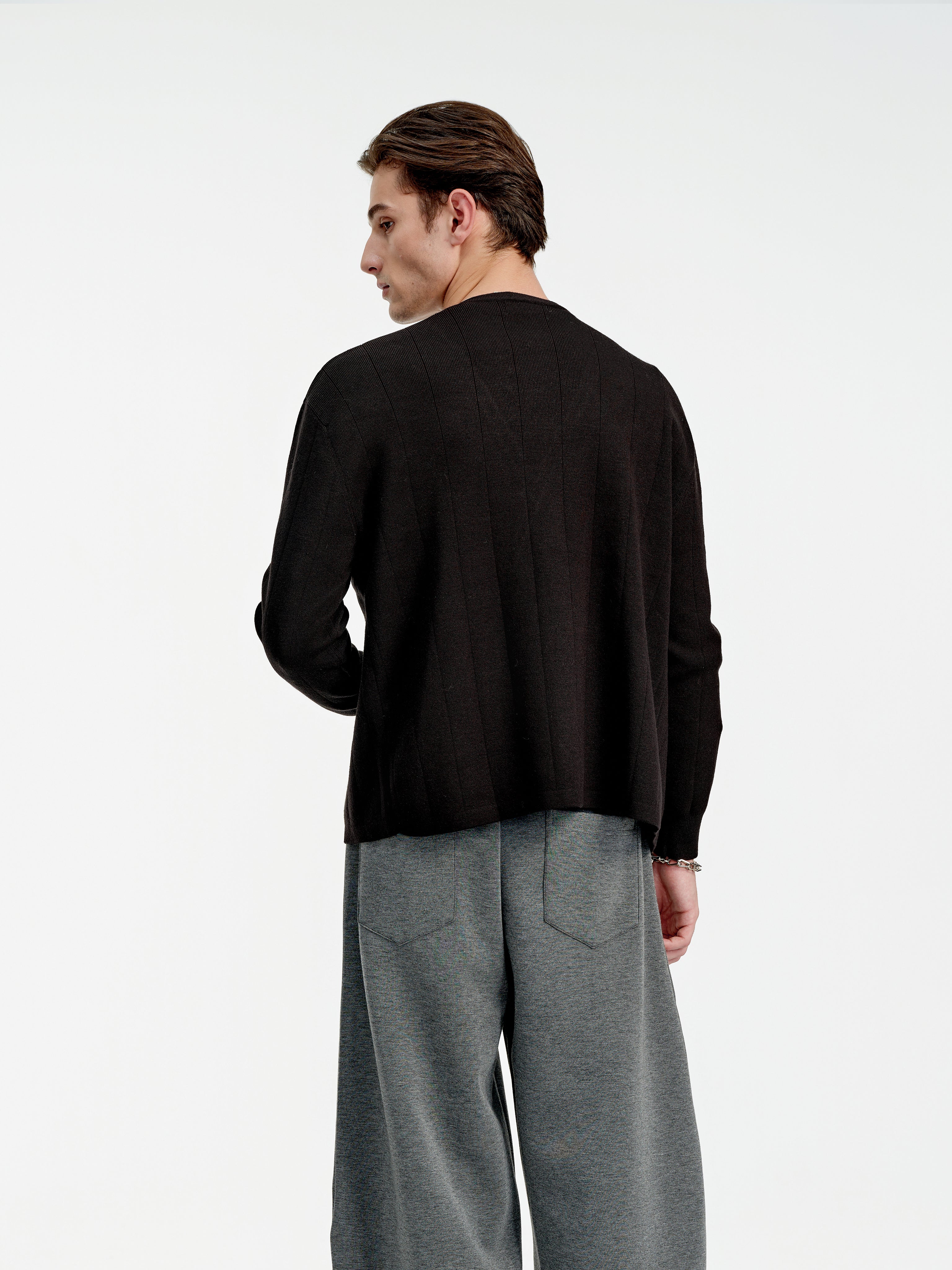 Linear Luxe Cardigan - YHONE