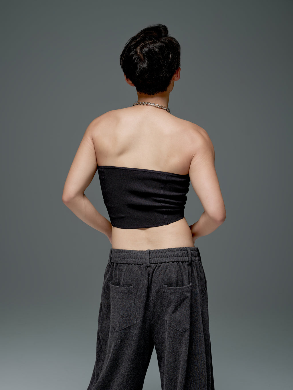 Cozy Noir Knit Top - YHONE