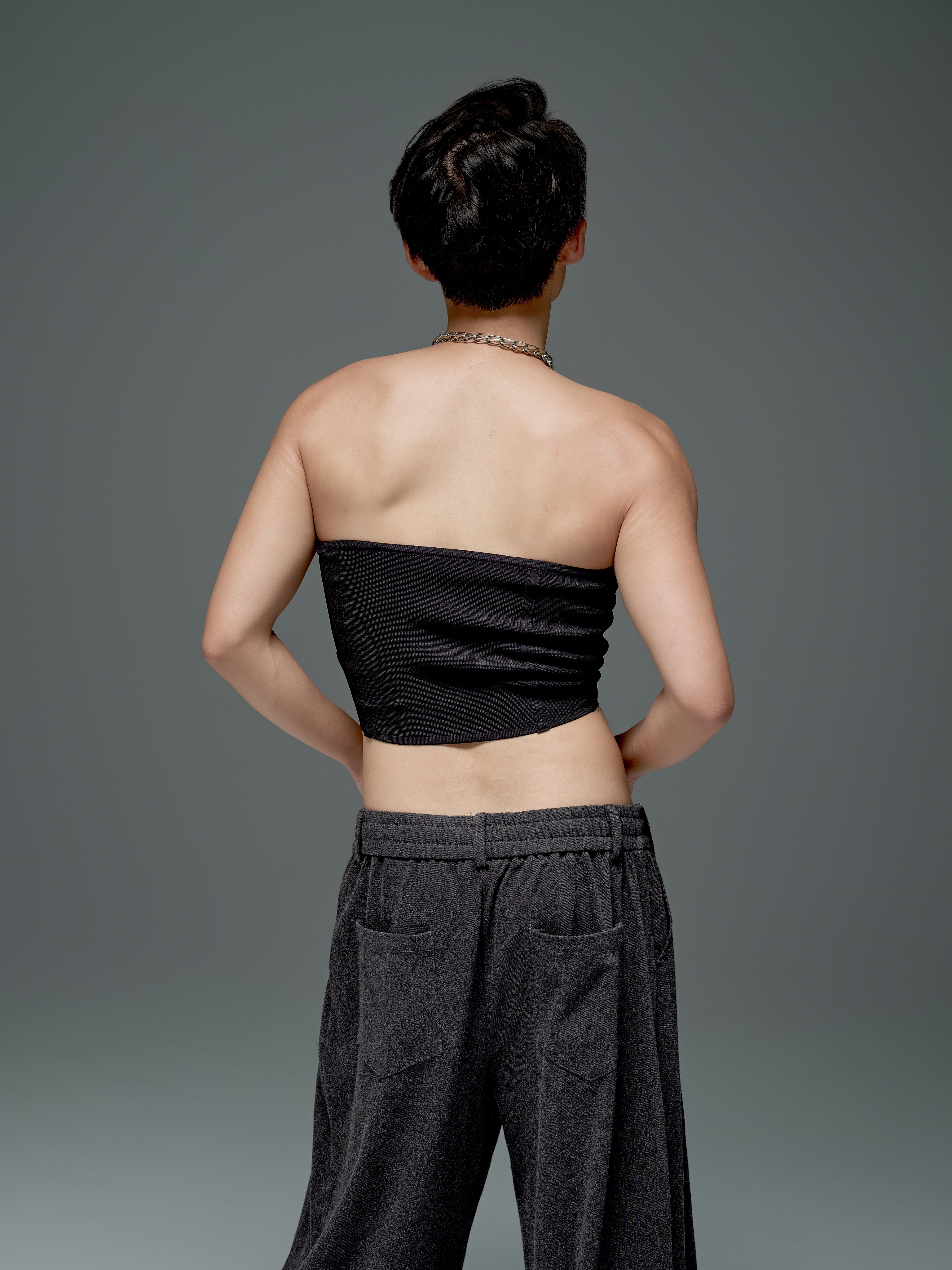 Cozy Noir Knit Top - YHONE