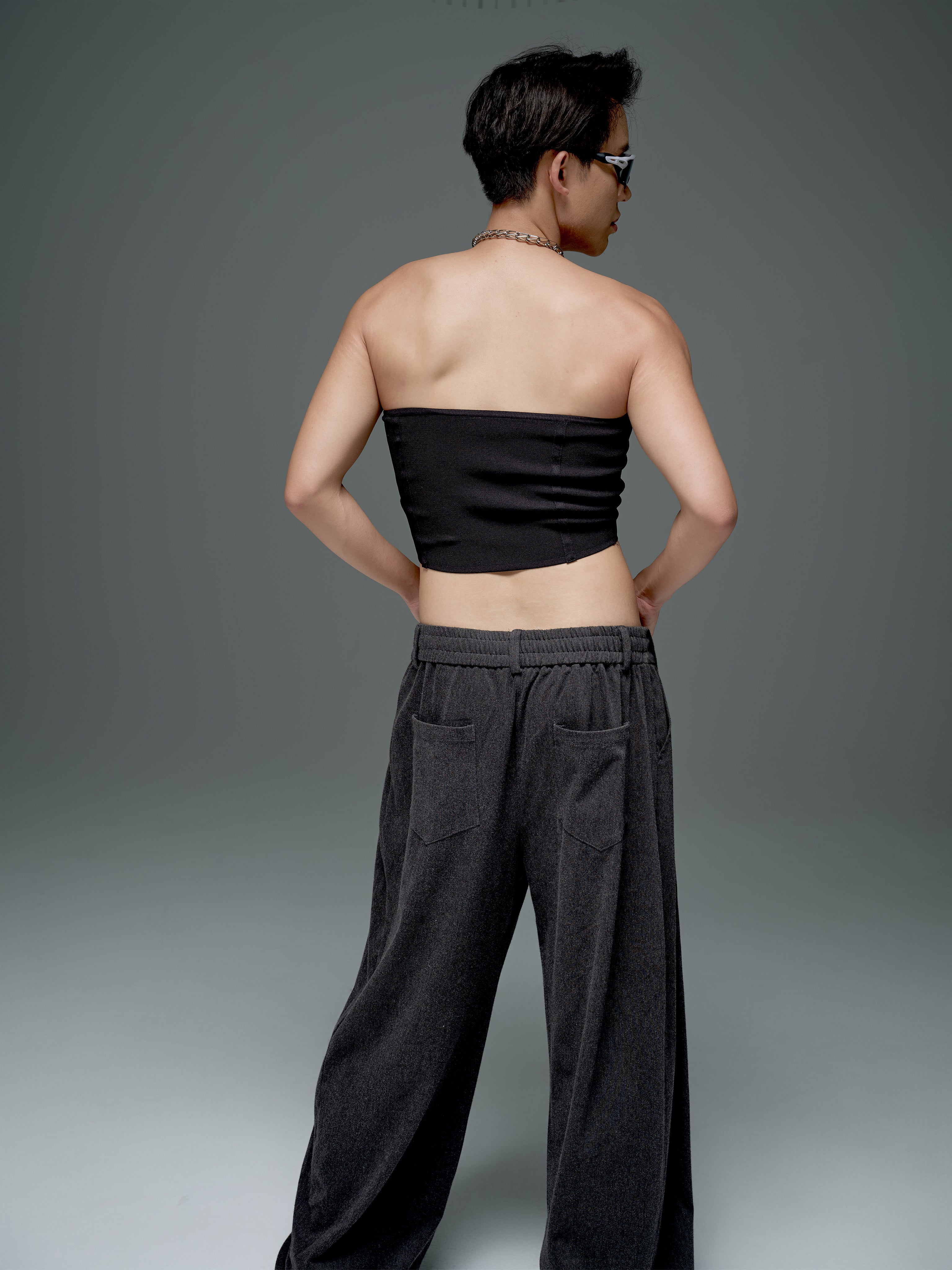 Cozy Noir Knit Top - YHONE