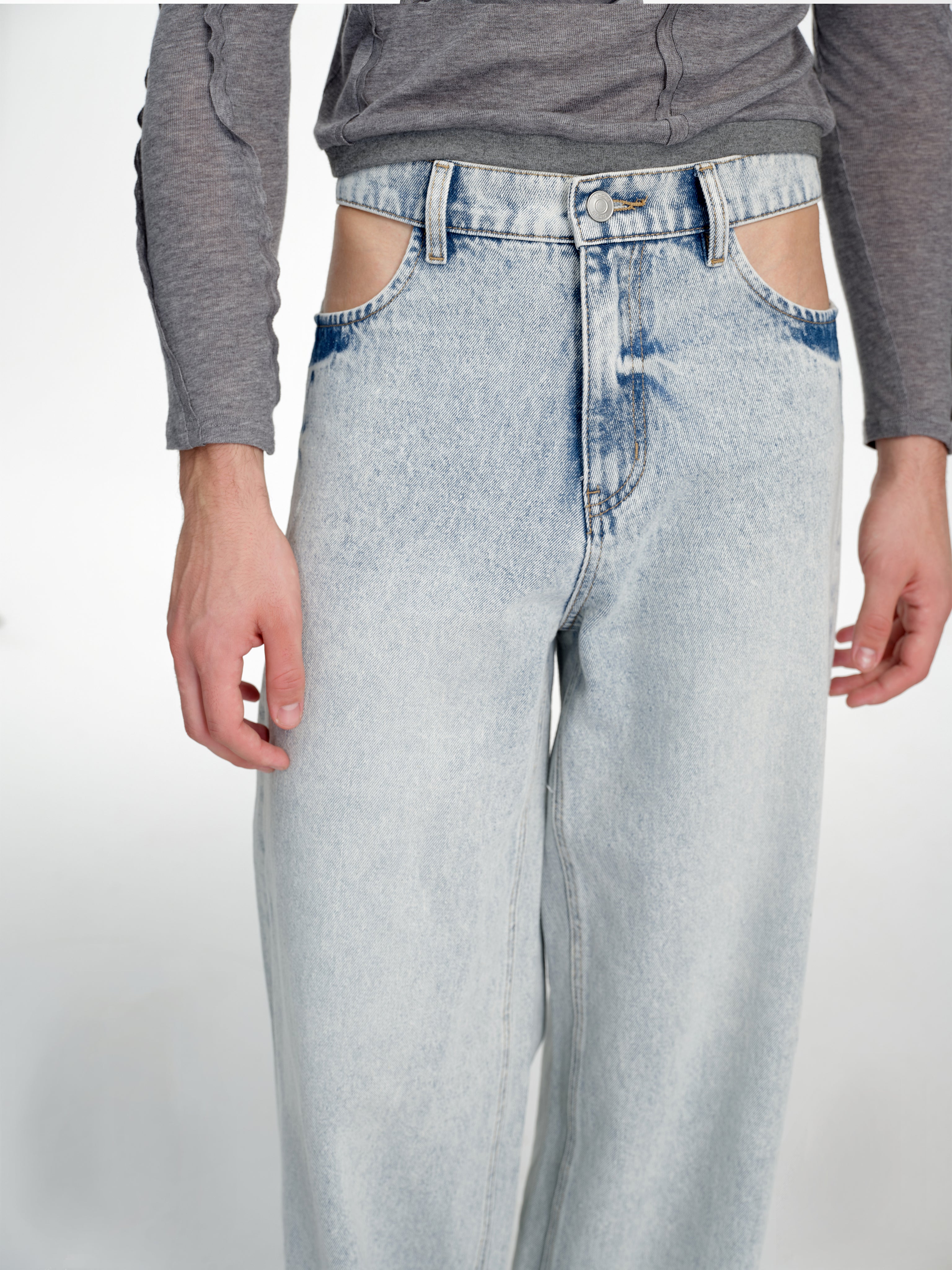 Sky Revel Wide-Leg Denim - YHONE