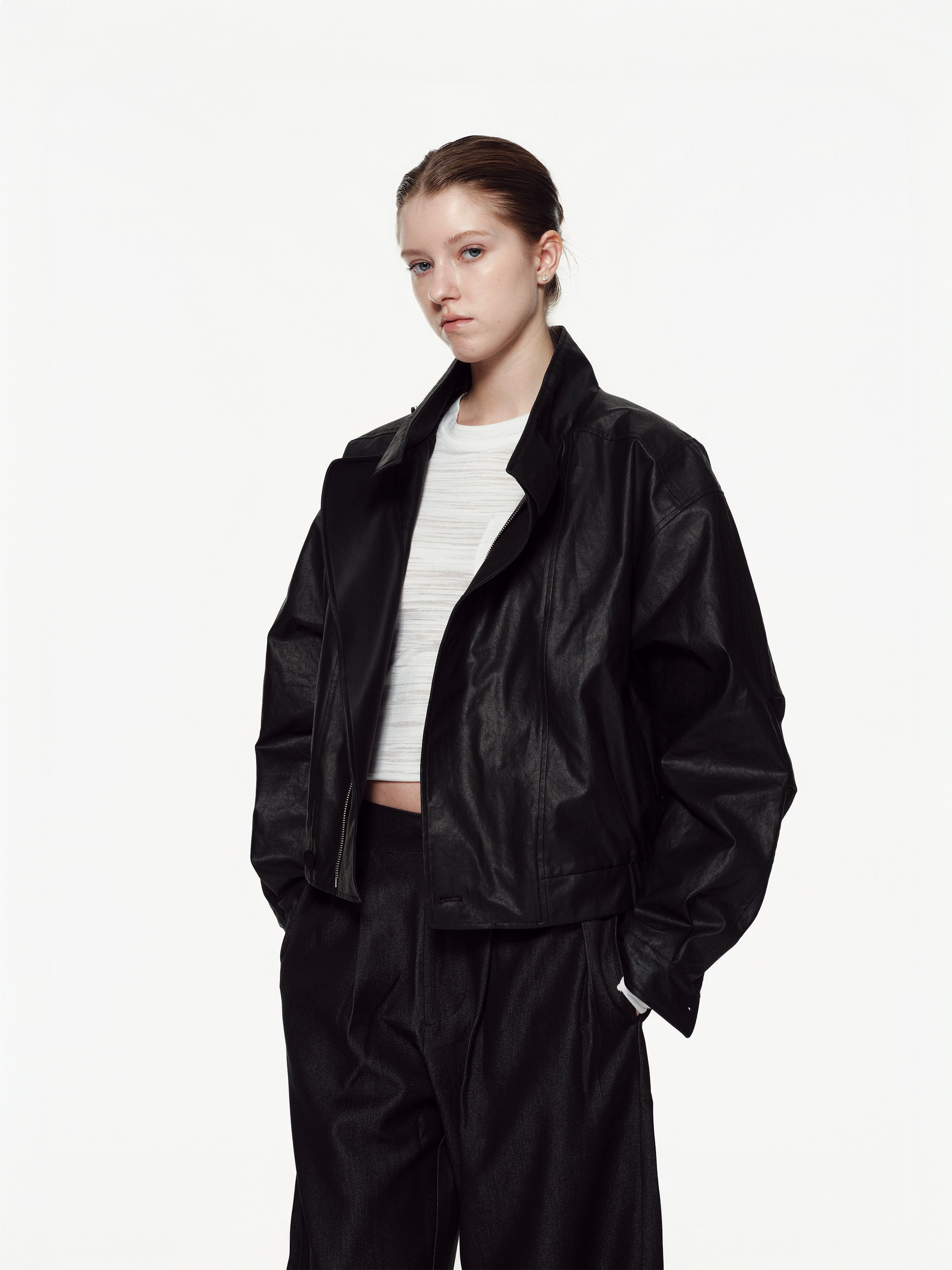 Coated Canvas Jacket -