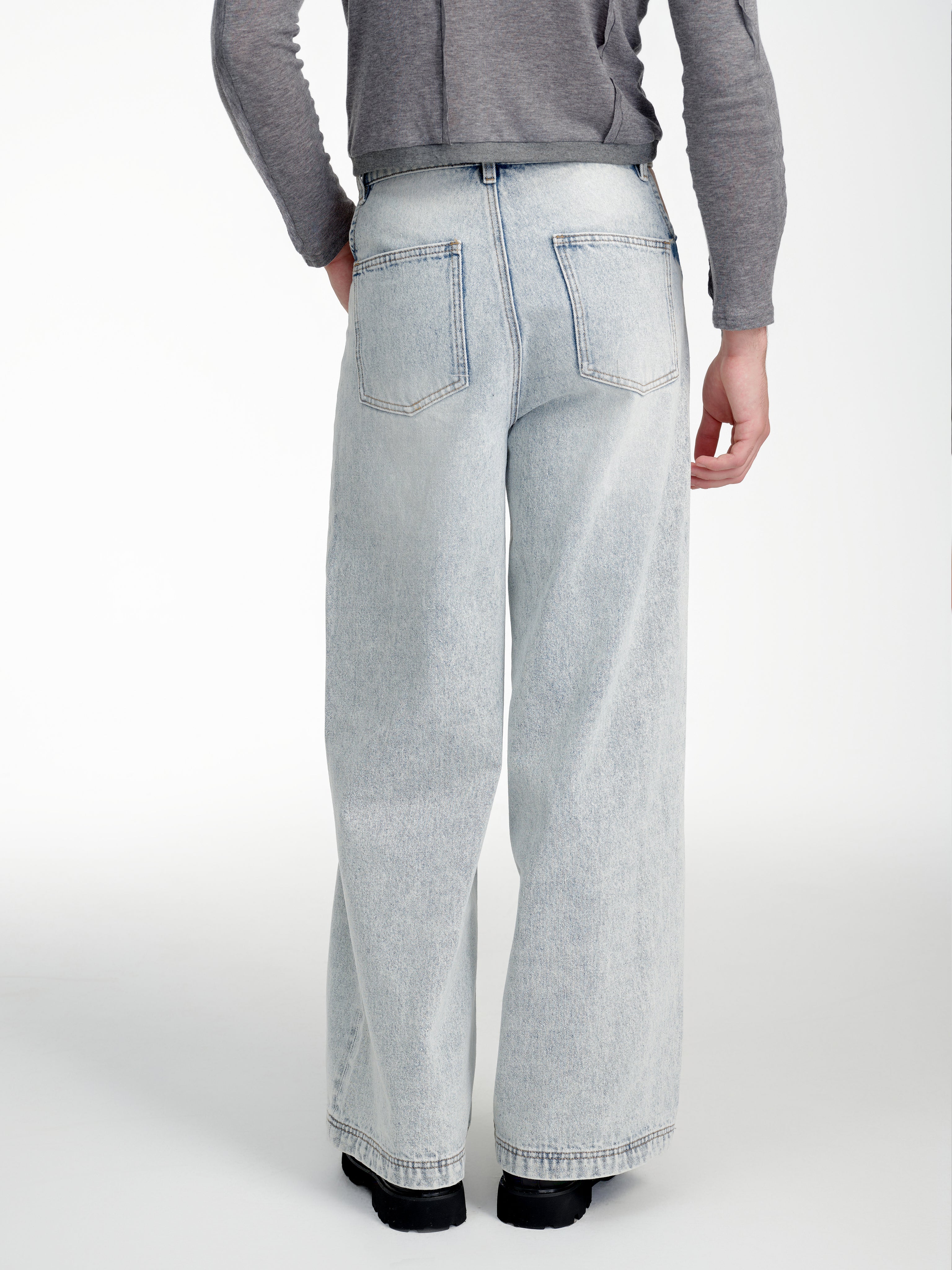 Sky Revel Wide-Leg Denim - YHONE