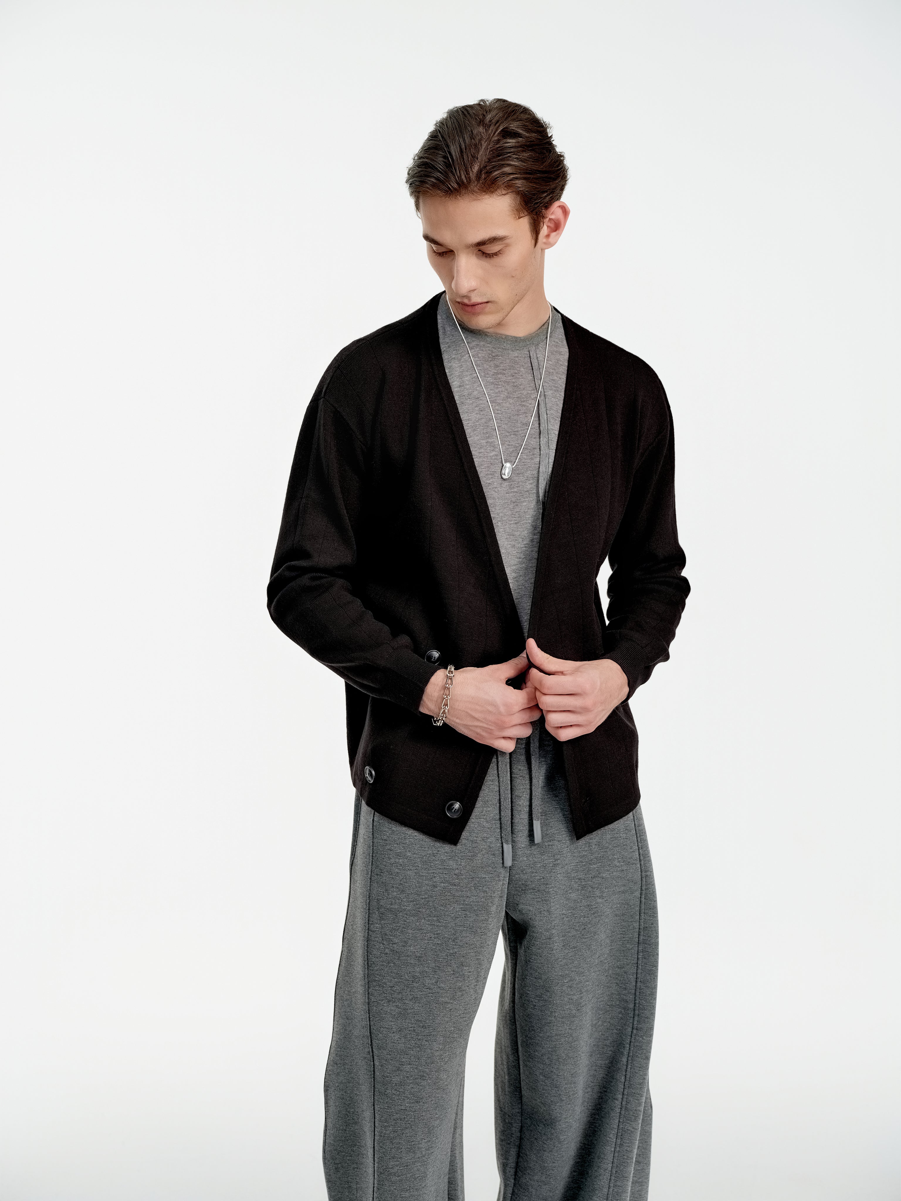 Linear Luxe Cardigan - YHONE