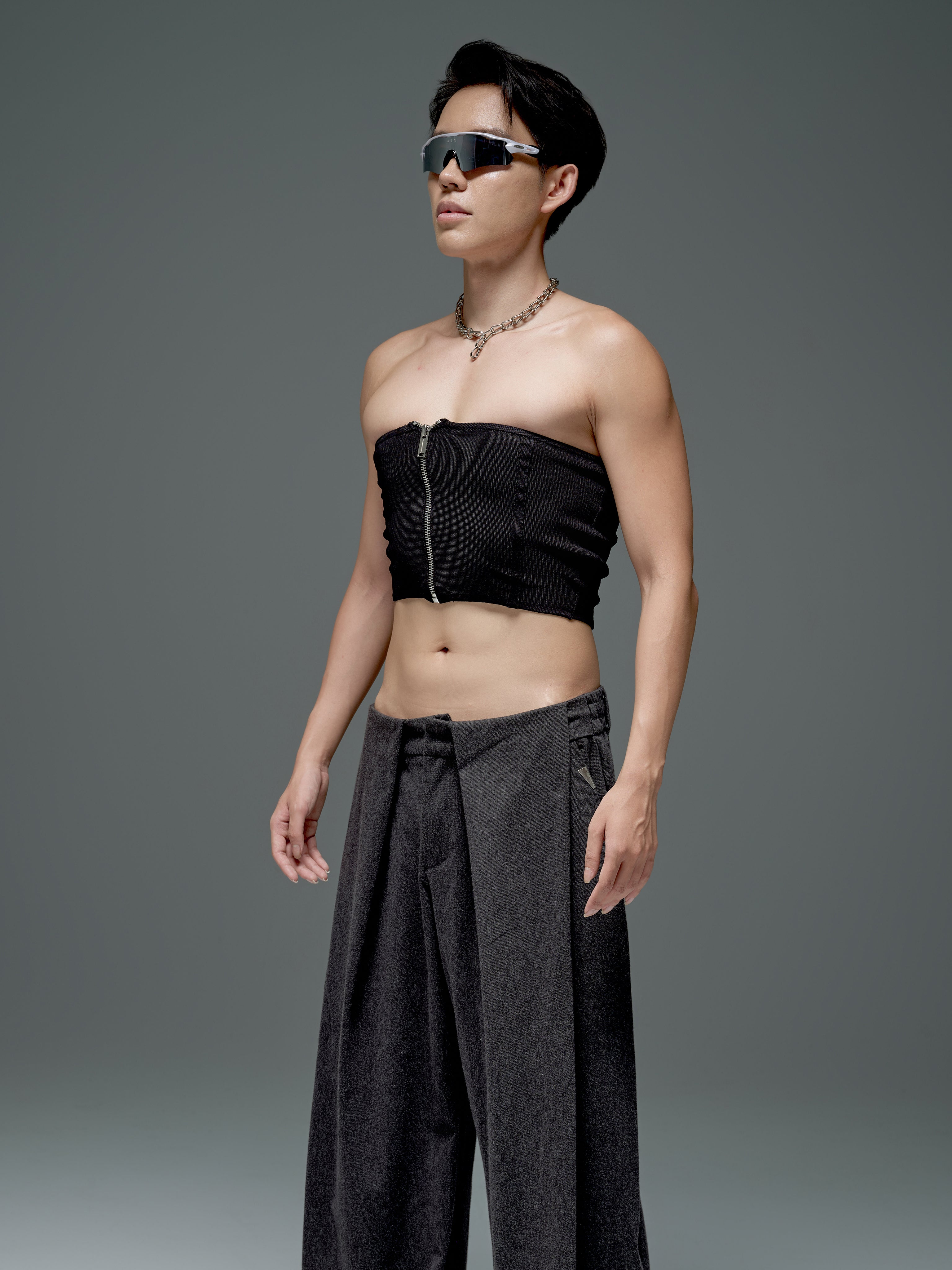 Cozy Noir Knit Top - YHONE