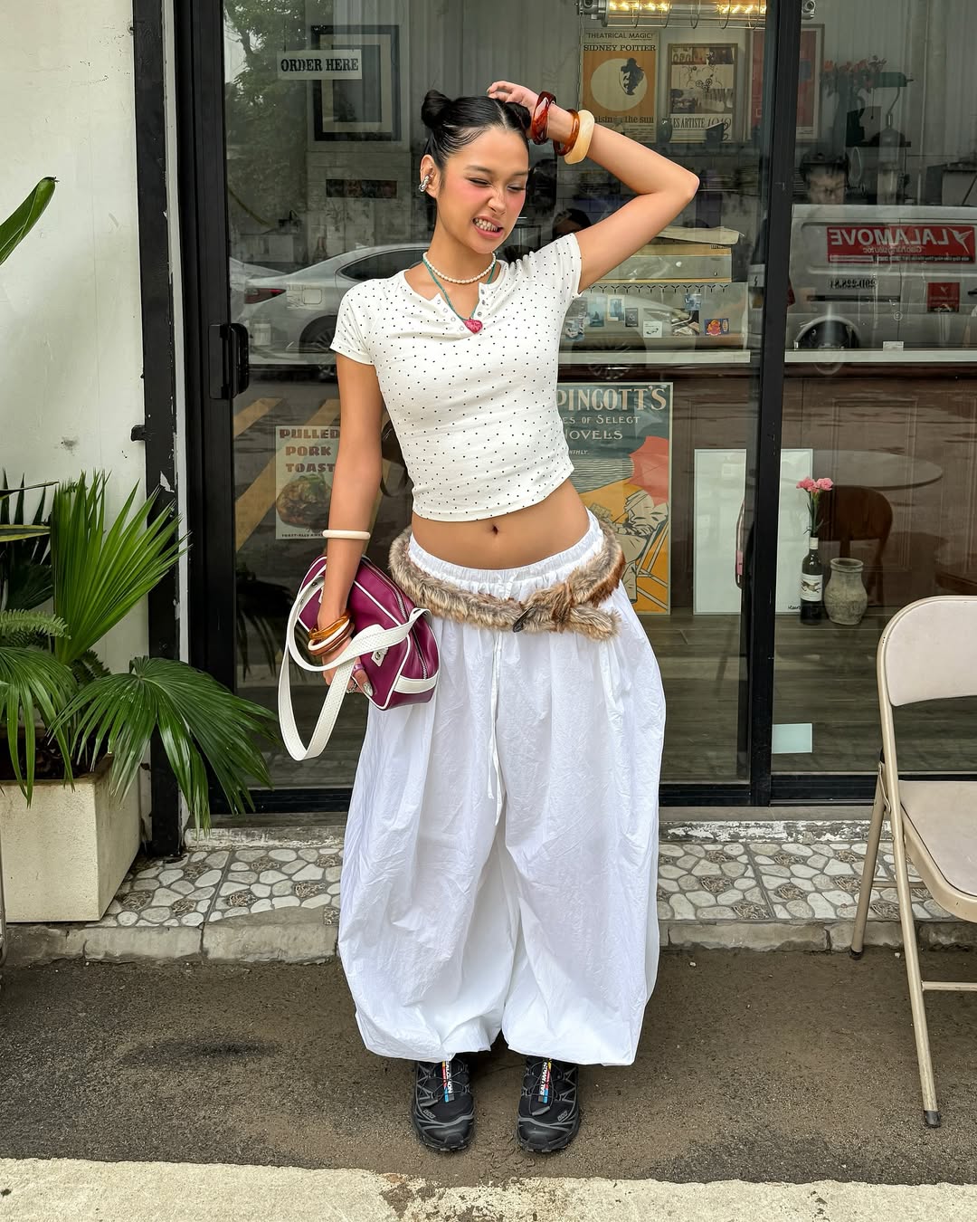 Stretch Balloon Pants - YHONE