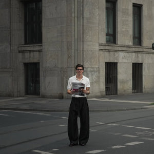 Black Bold Pants-Womens