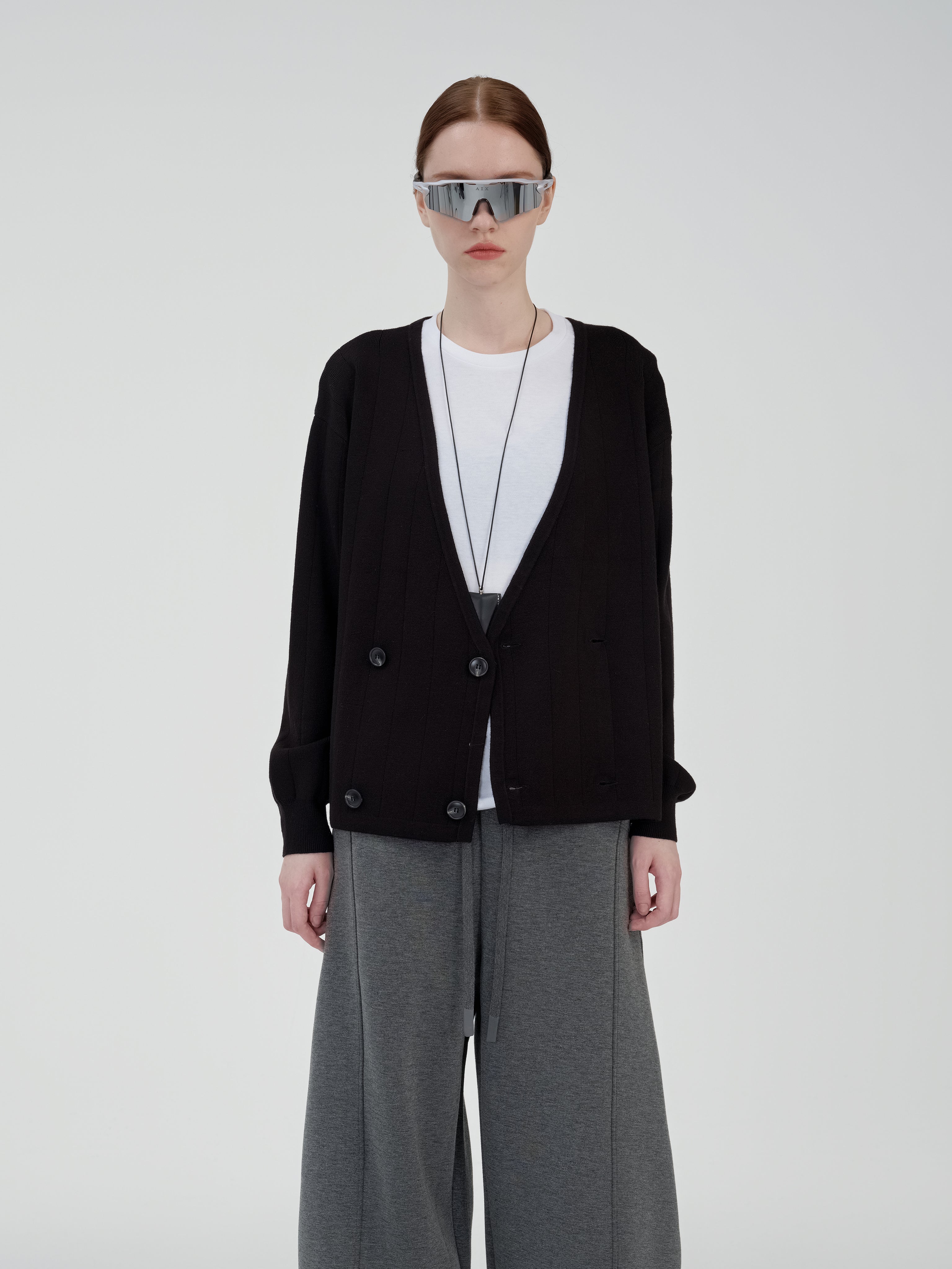 Linear Luxe Cardigan - YHONE