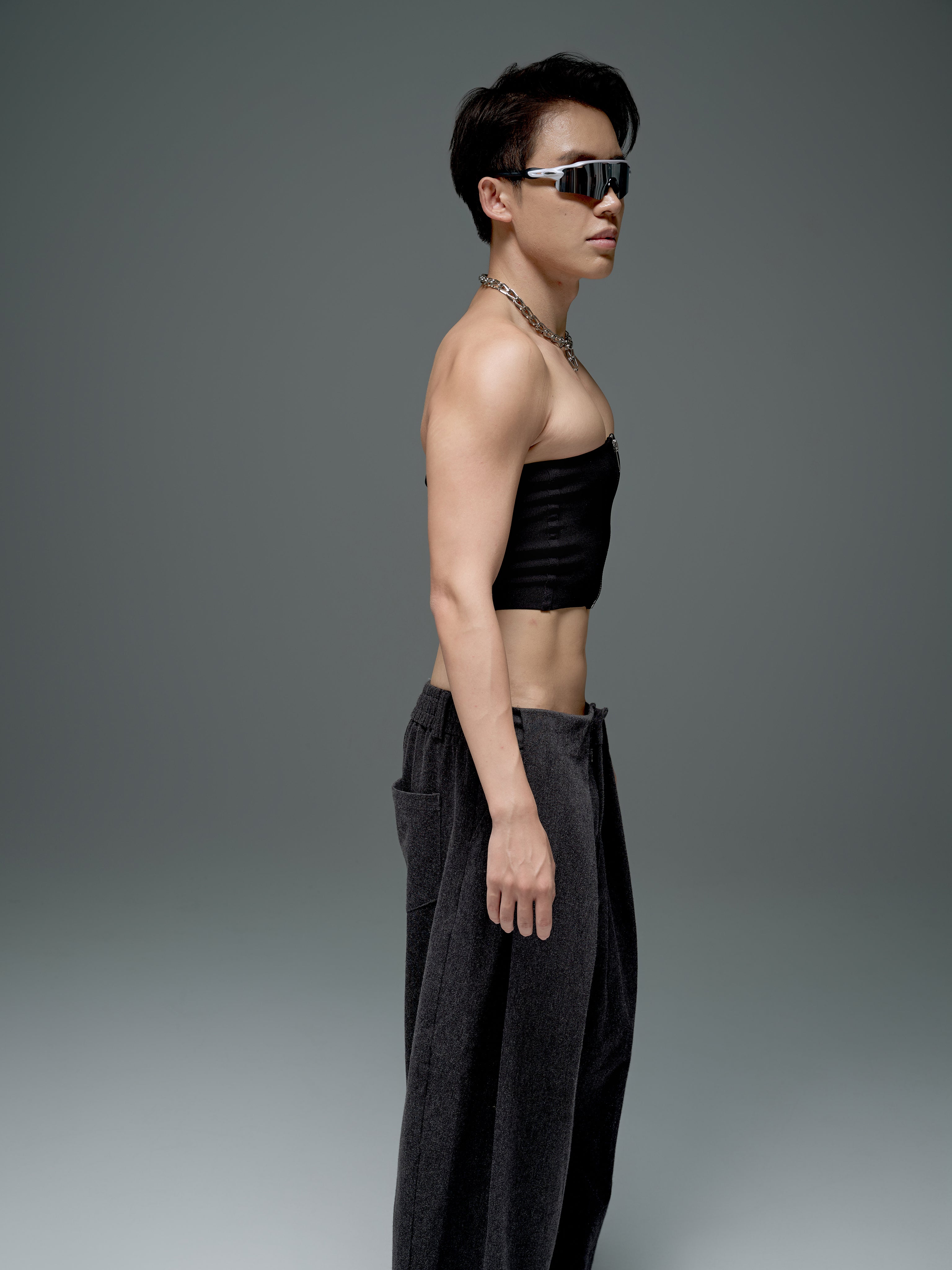 Cozy Noir Knit Top - YHONE