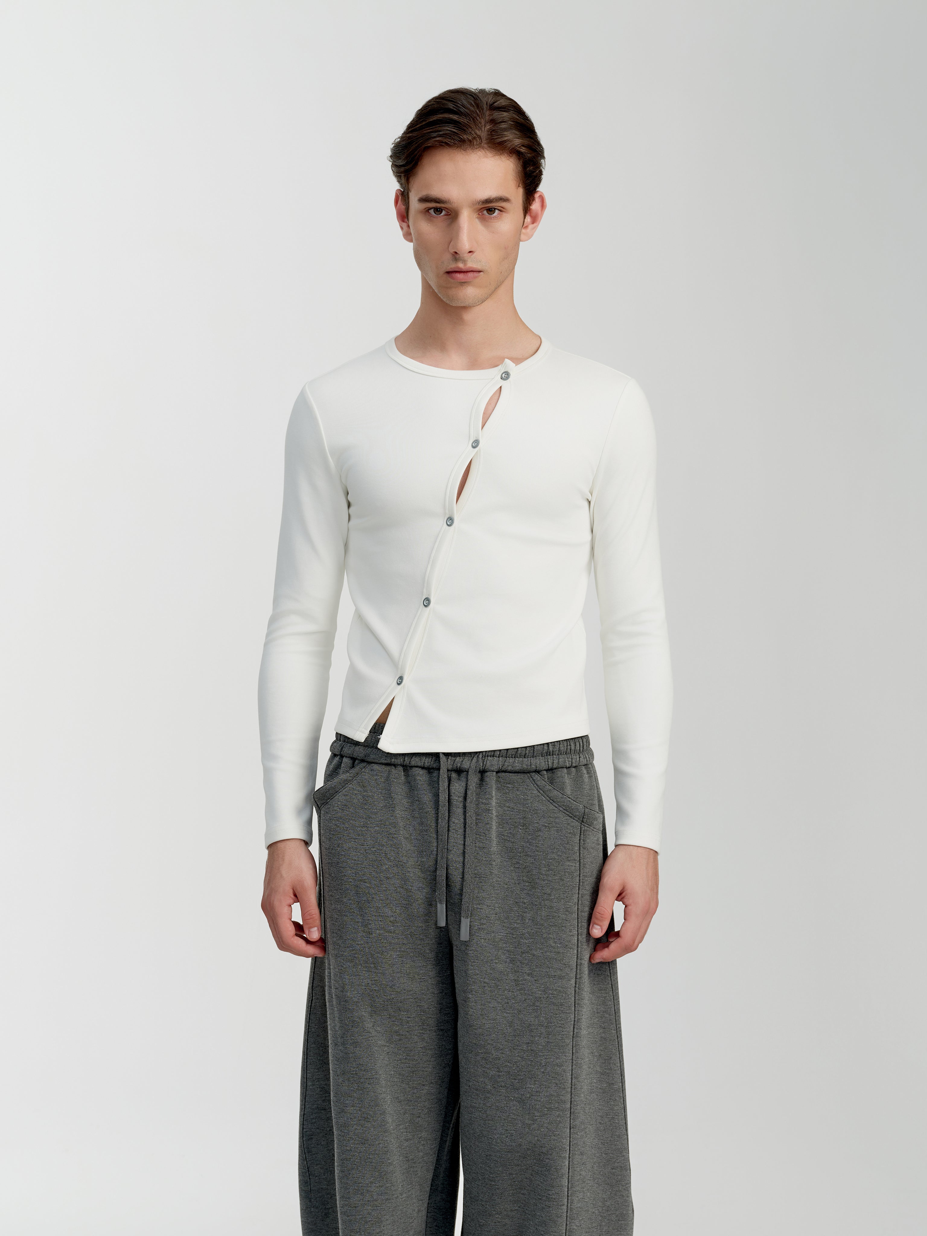 Twist Button Knit - YHONE