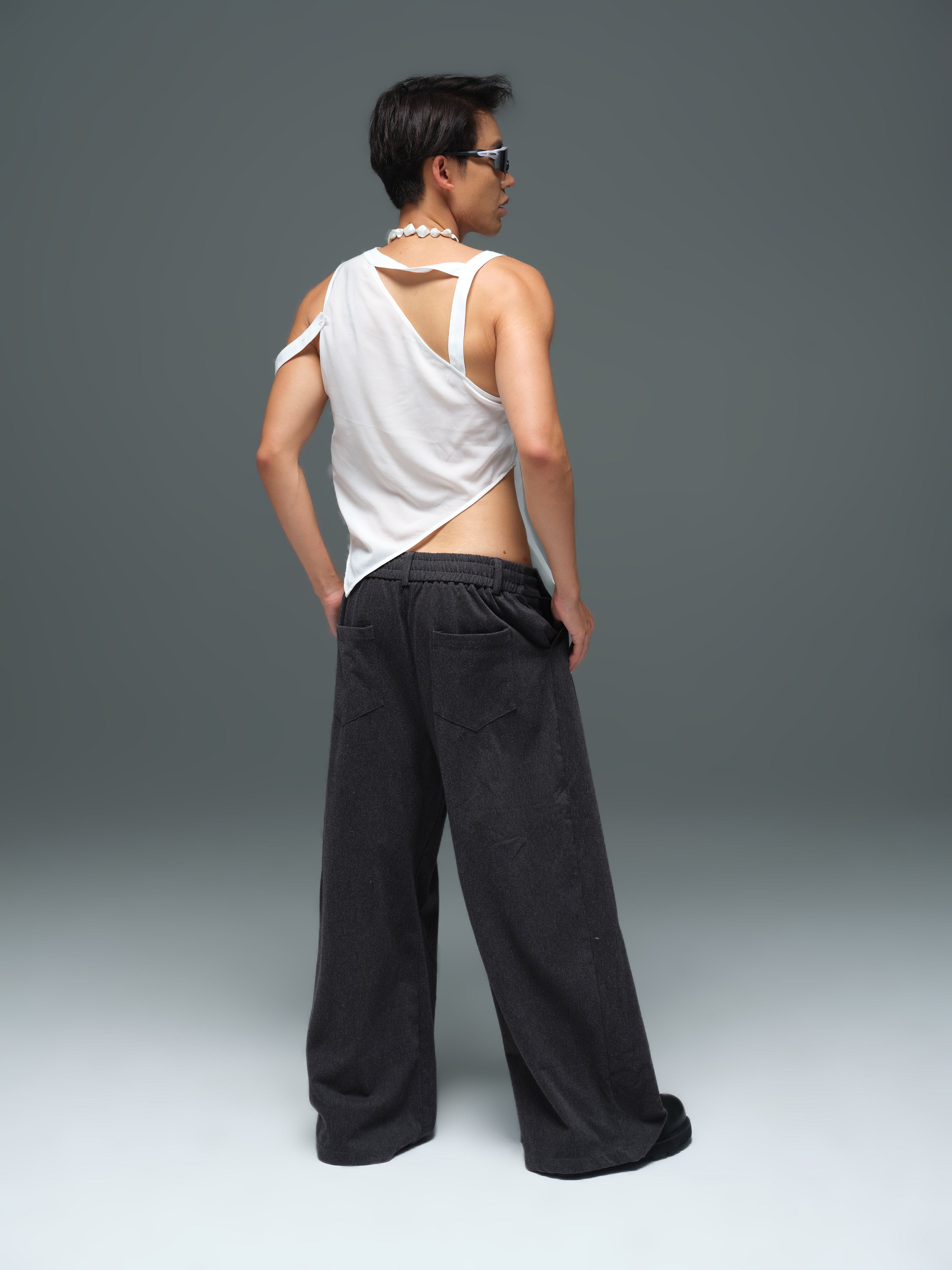 Asymmetrical Crop Top - YHONE