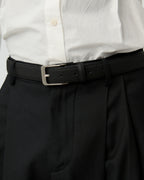 Sculpted Buckle Belt — styling view