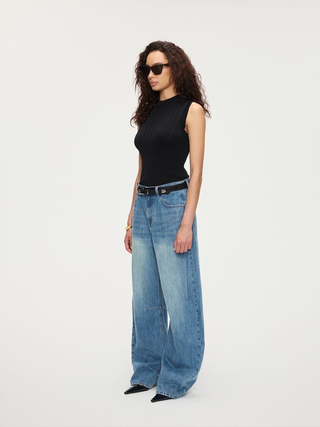 Twisted Denim Pants - YHONE