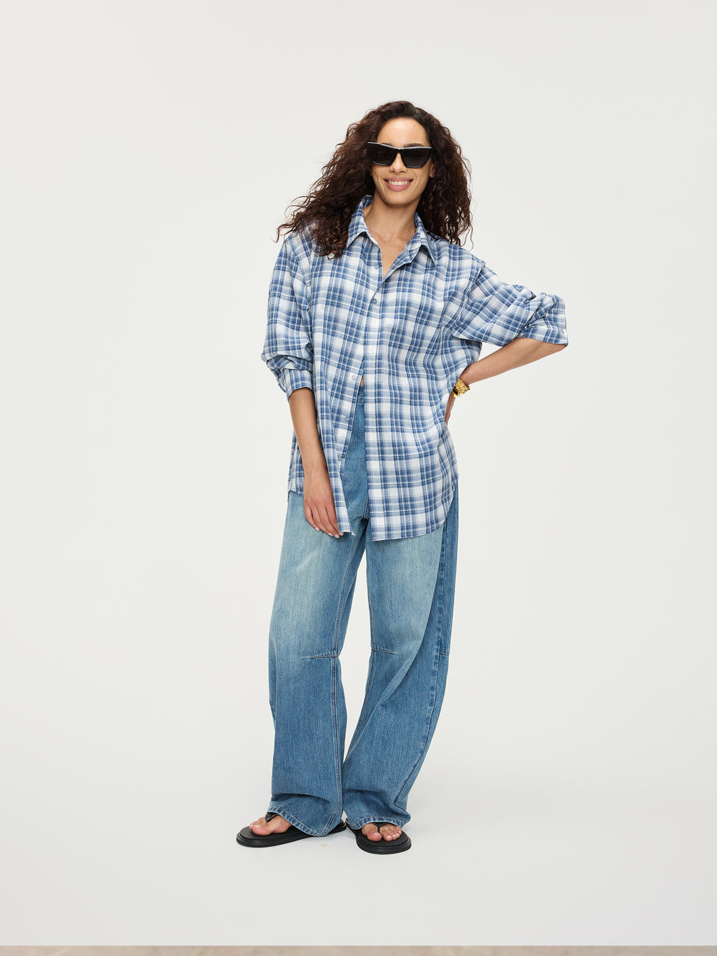 Twisted Denim Pants - YHONE